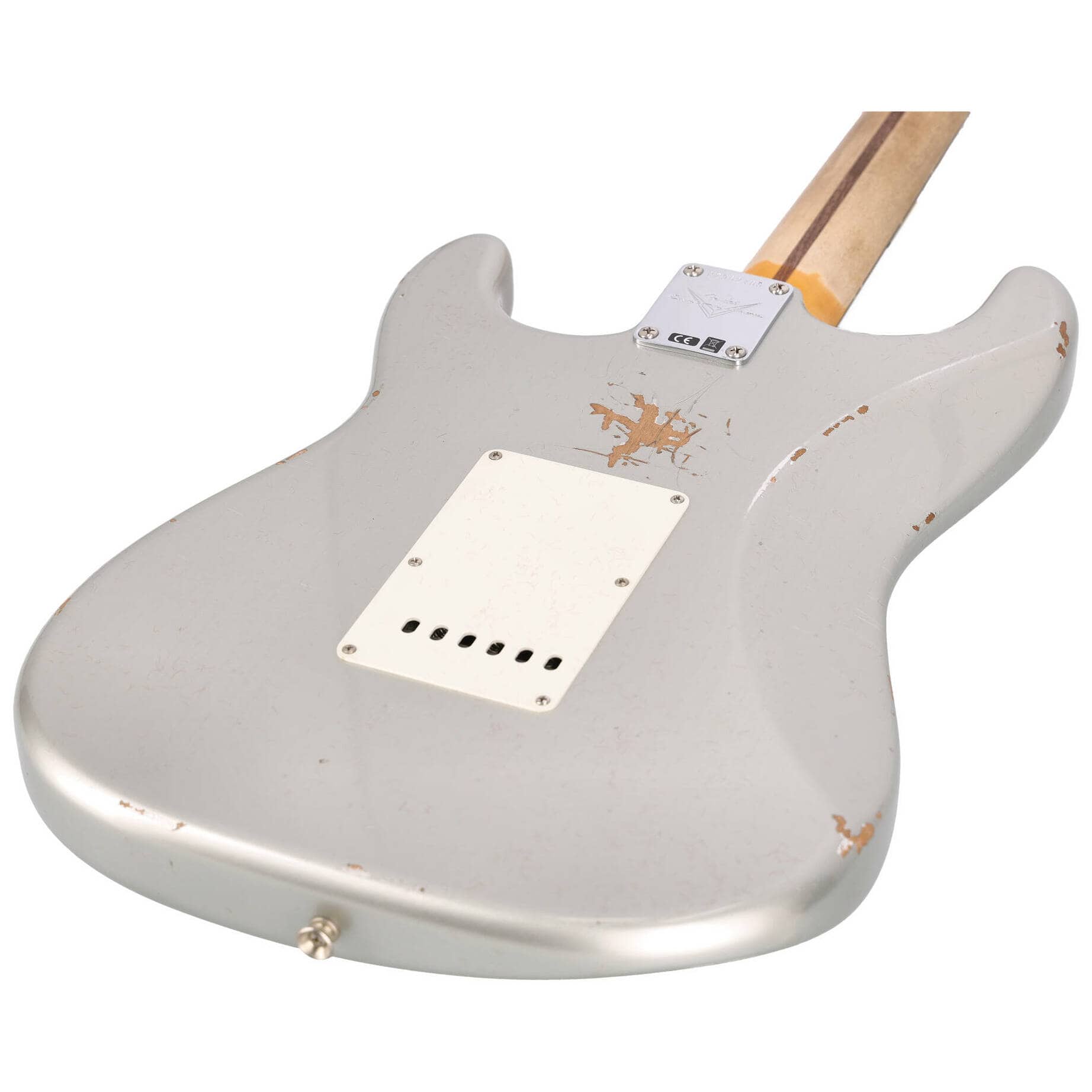 Fender Custom Shop 1963 Stratocaster Relic Aged Inca Silver Metallic 8