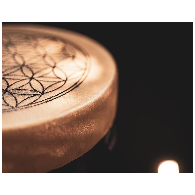 Meinl Sonic Energy - Meinl Sonic Energy HOD15-FOL - Native American-Style Hoop Drum, 15 , Flower Of Life - 4