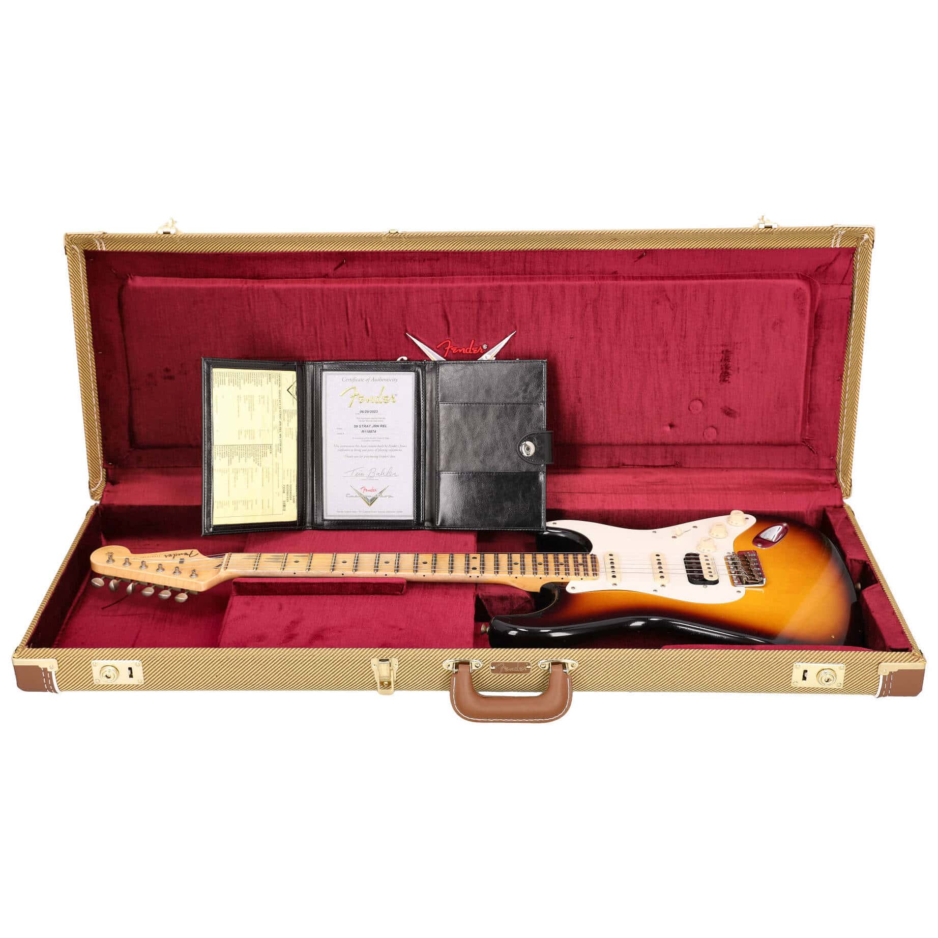 Fender Custom Shop 1959 Stratocaster Dealer Select JRN HSS MN 2TS #1 14