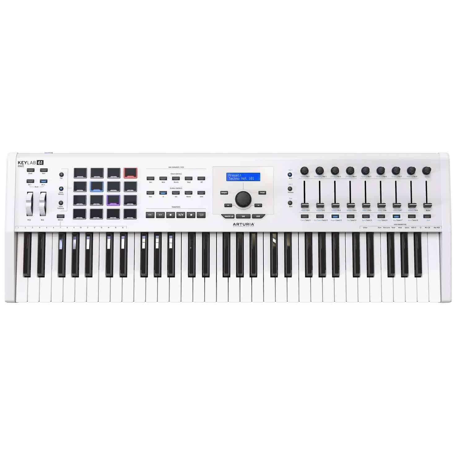 Arturia - Arturia KeyLab MkII 61 White