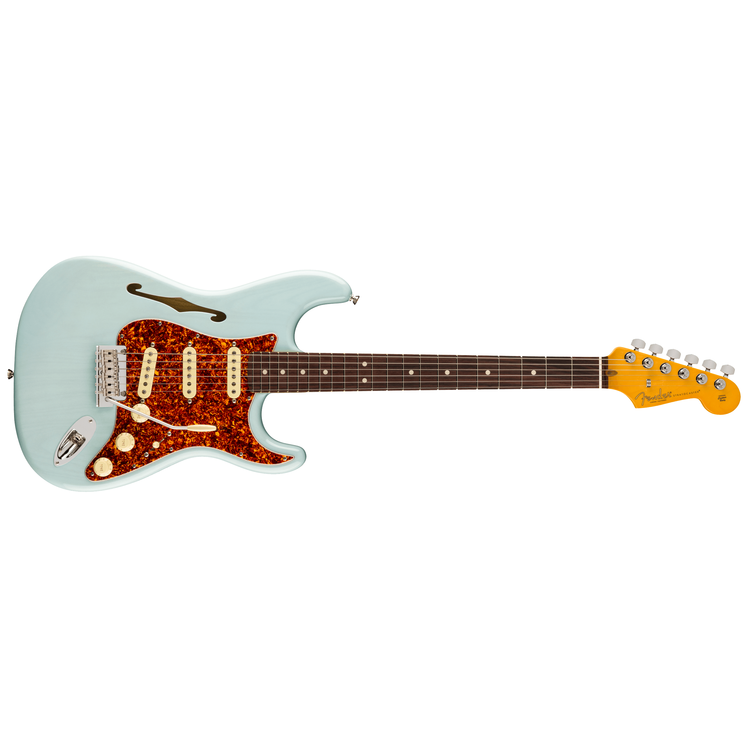 Fender LTD American Pro II Stratocaster Thinline RW TRNS DPB 1