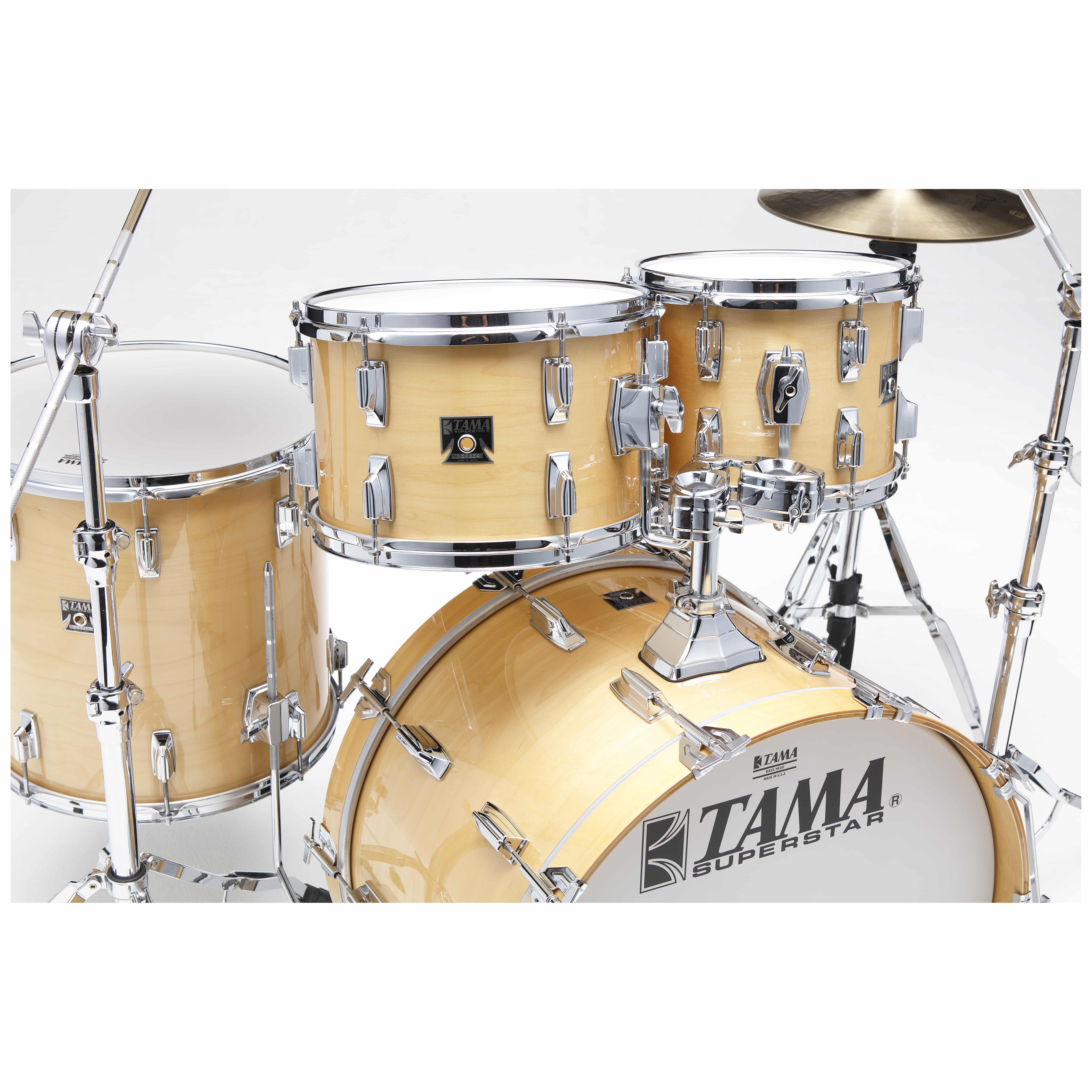 Tama SU42RS-SPM - 50th LIMITED Superstar Reissue 4pcs Drum Shell Kit - Super Maple 1