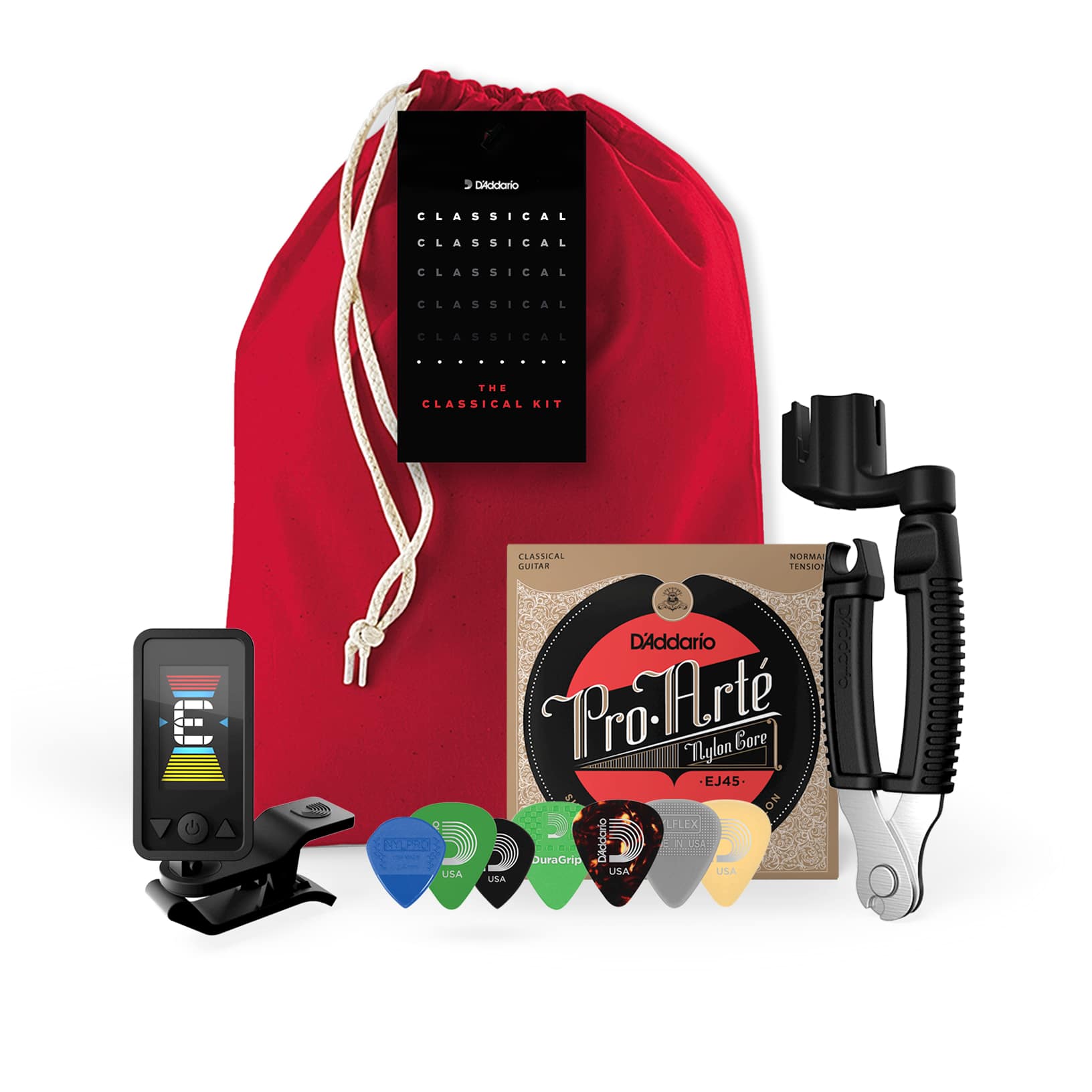D’Addario - D’Addario Geschenkset für Konzertgitarre