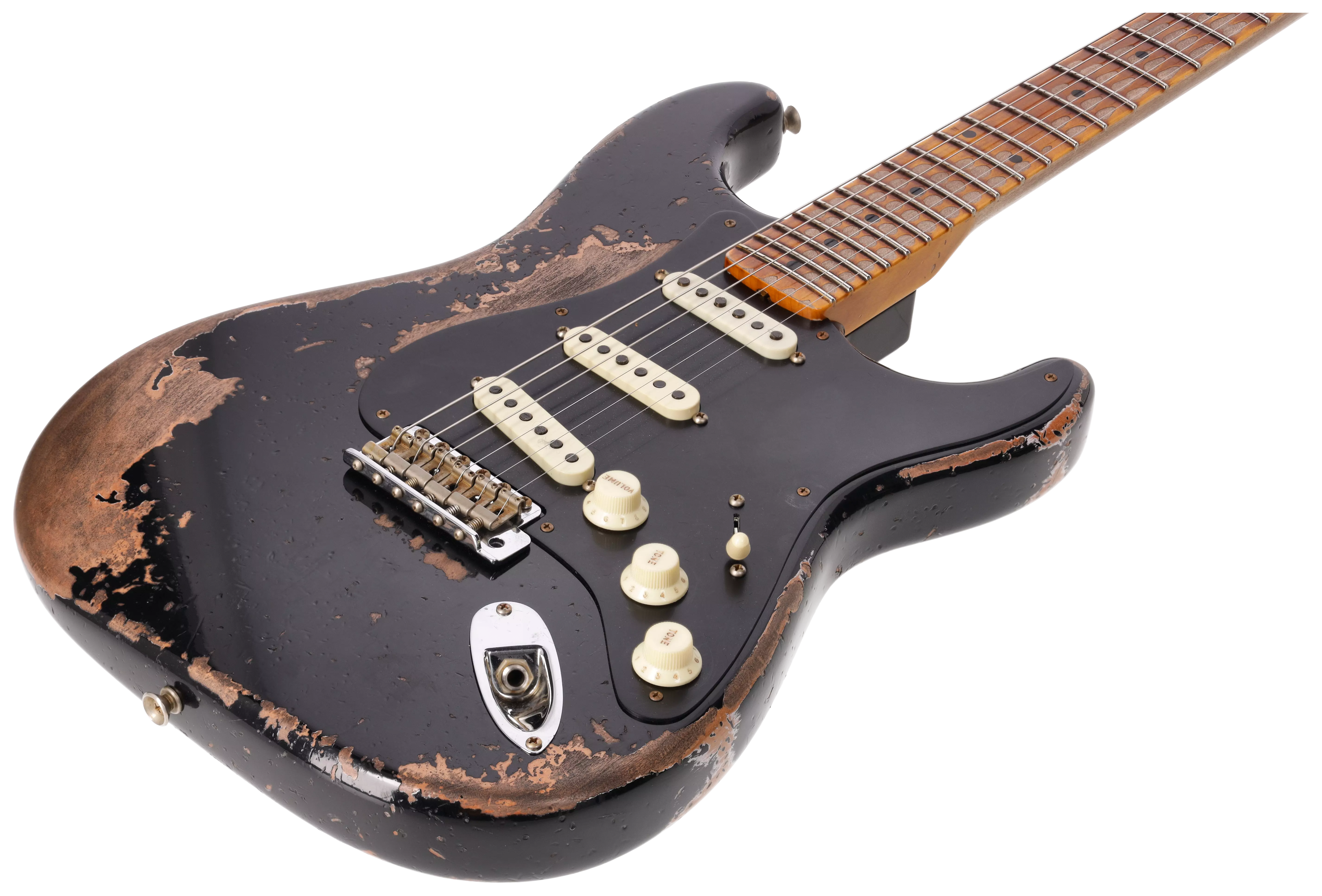 Fender LTD Custom Shop Poblano Stratocaster Super Heavy Relic Aged Black #1 4