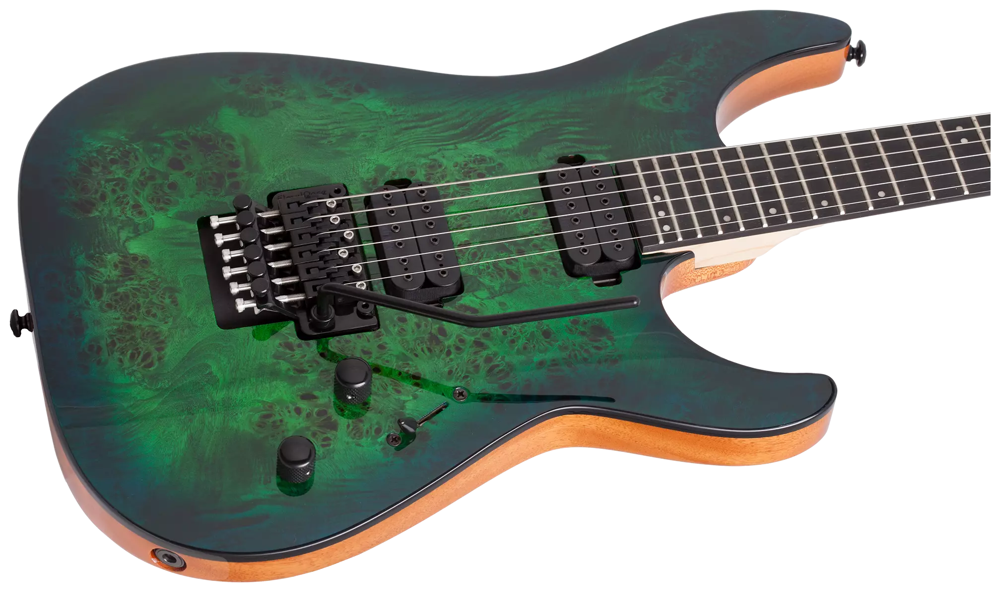 Schecter C-6 FR Pro Aqua Burst 1