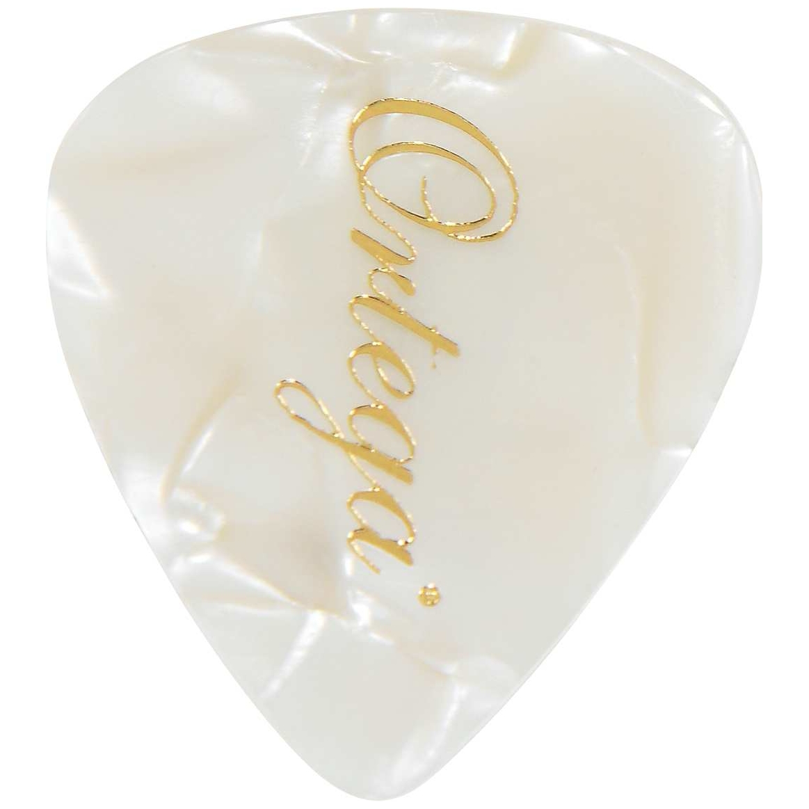 Ortega - Ortega OGP-WP-M10 Plektren White Pearl Medium 10 Stück