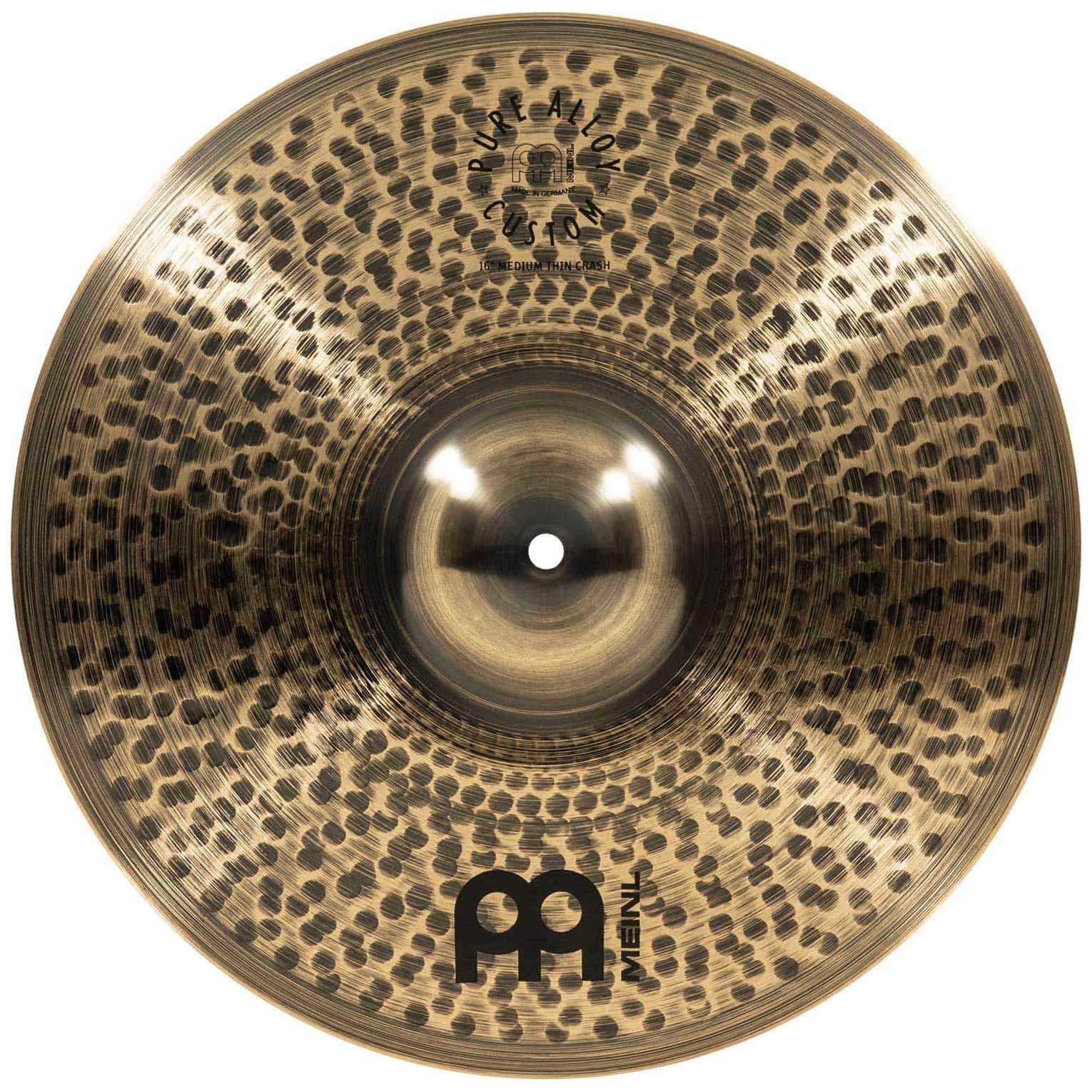 Meinl Cymbals - Meinl Cymbals PAC16MTC - 16 Pure Alloy Custom Medium Thin Crash