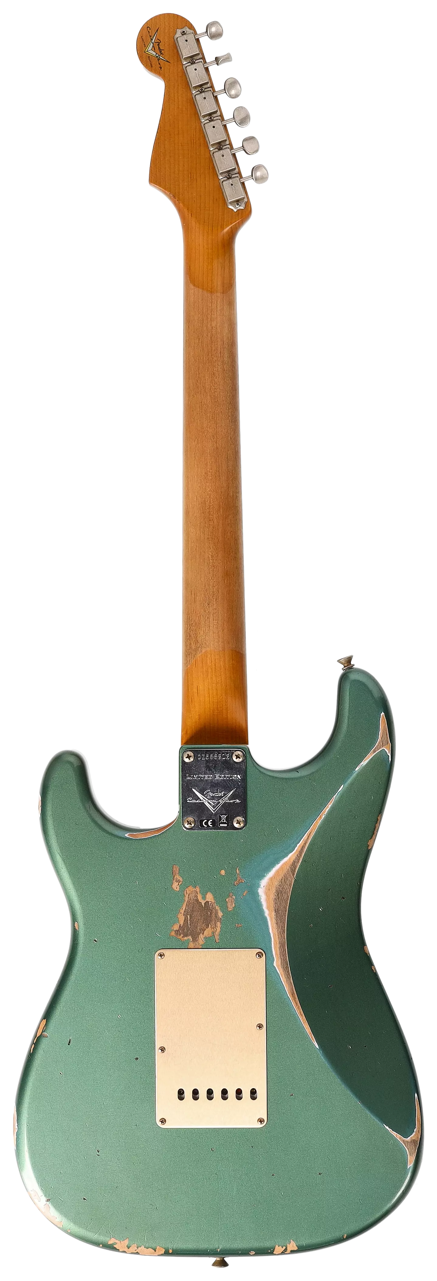 Fender Custom Shop 1959 Stratocaster RW Roasted Heavy Relic Aged Sherwood Green Metallic #1 2