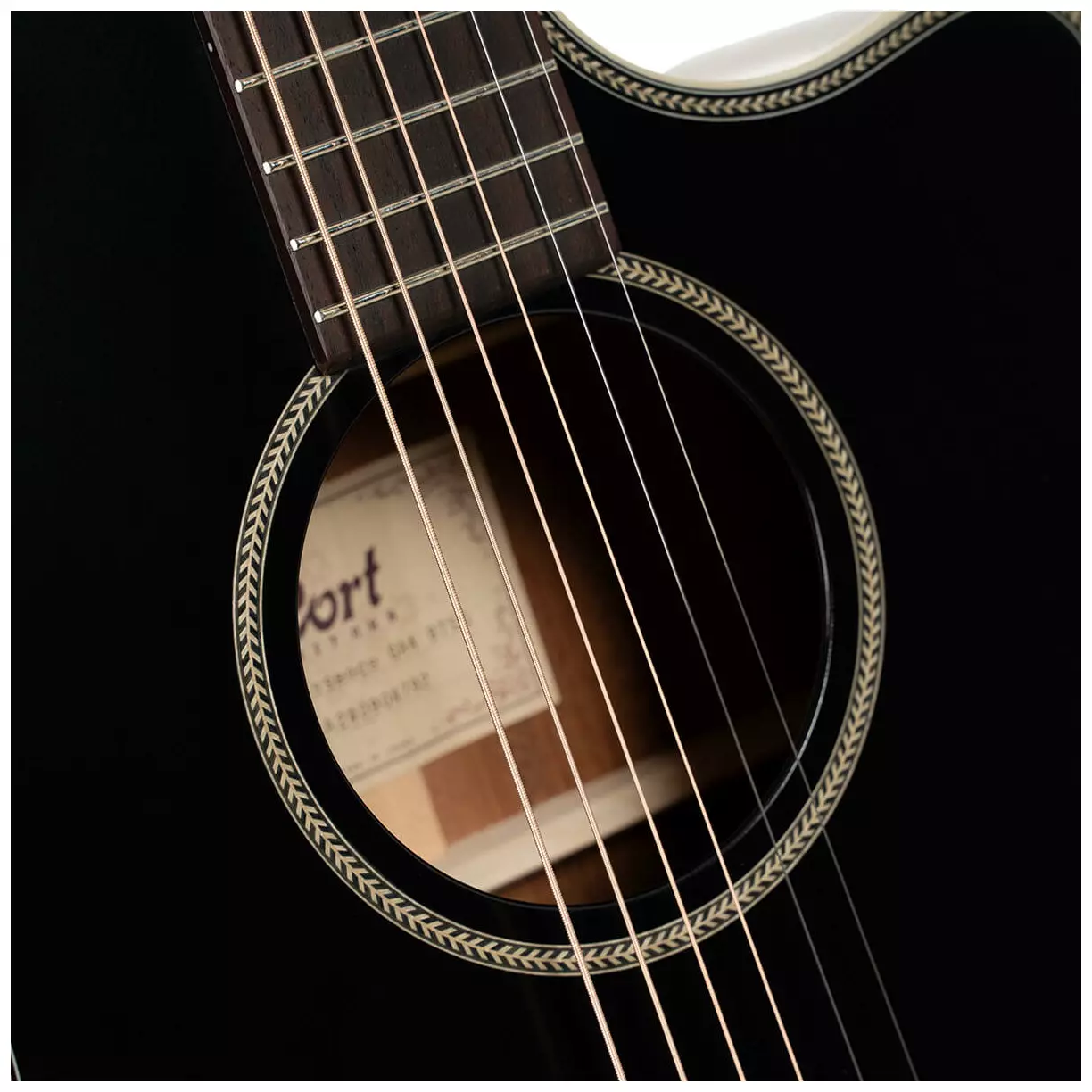 Cort Essence GA4 Black Top 12