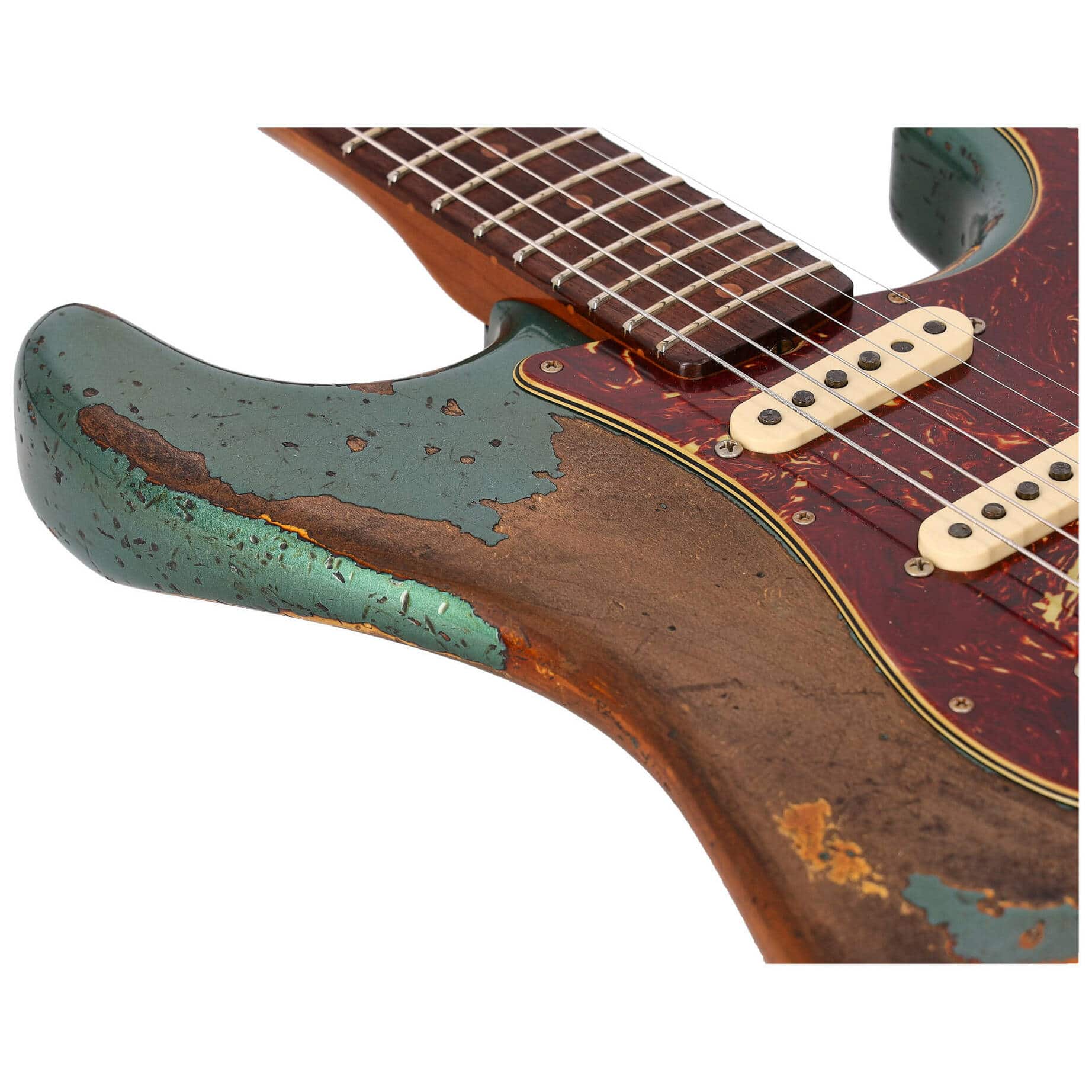 Fender LTD Custom Shop 1961 Stratocaster Roasted Super Heavy Relic Aged Sherwood Metallic over 3TS 10