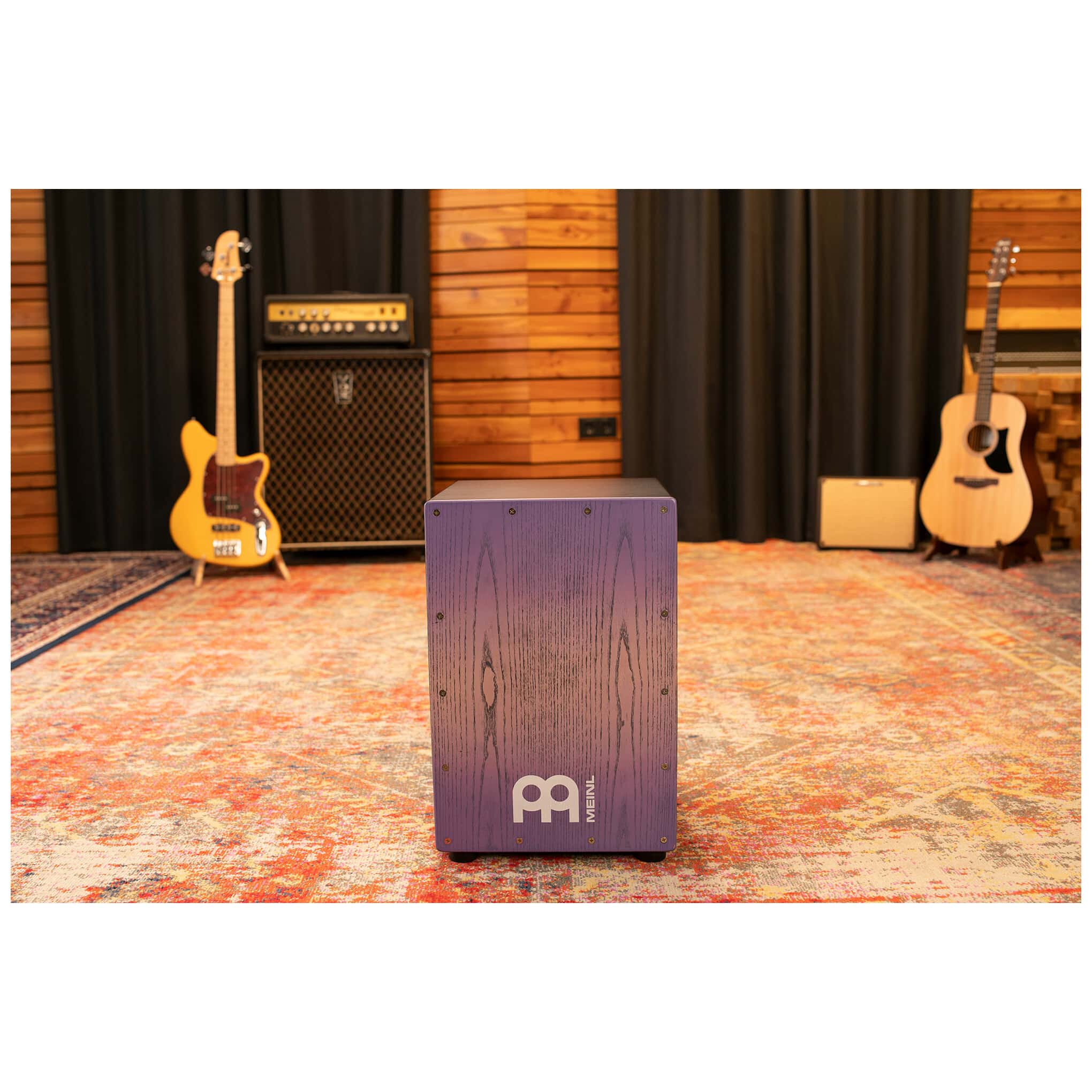 Meinl Percussion MCAJ100BK-LPF - Headliner® Series Snare Cajon, Lilac Purple Fade  6