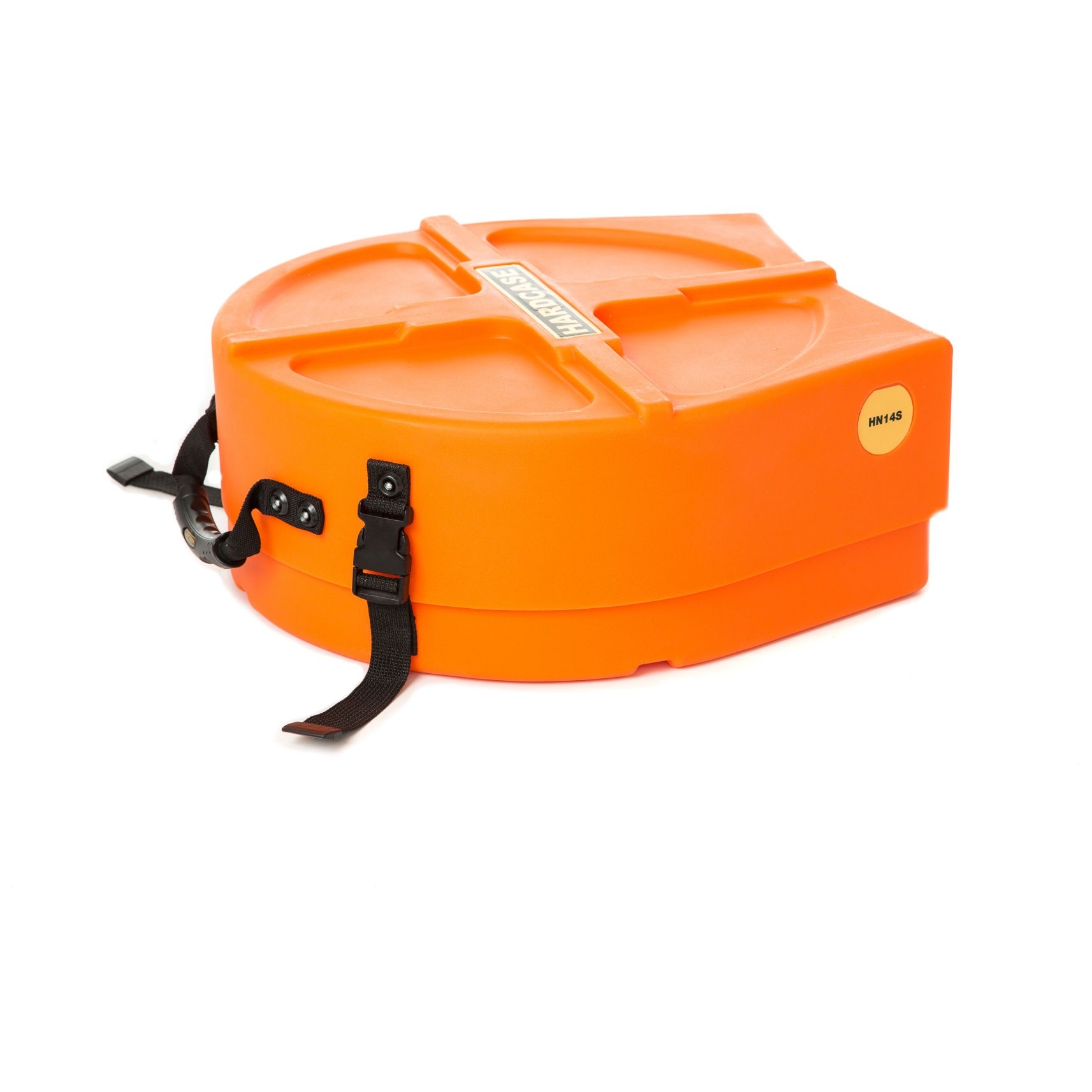 Hardcase HNL14S-O Snare Case 14" (5“ – 8“) - Orange / komplett gepolstert