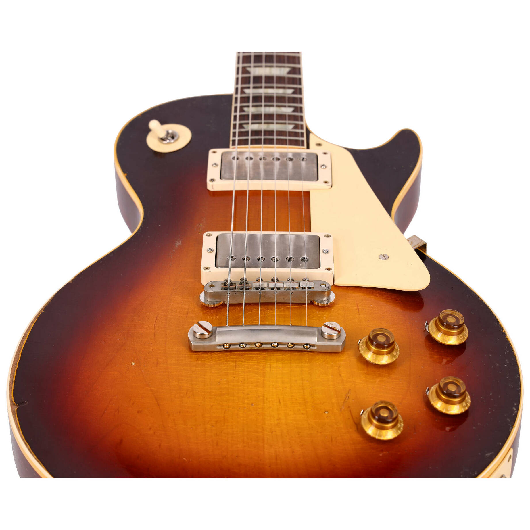 Gibson 1958 Les Paul Standard Reissue Heavy Aged Bourbon Burst Murphy Lab 4