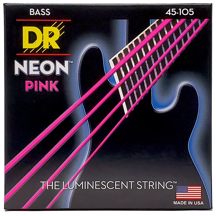 DR Strings Neon Pink NPB-45 1