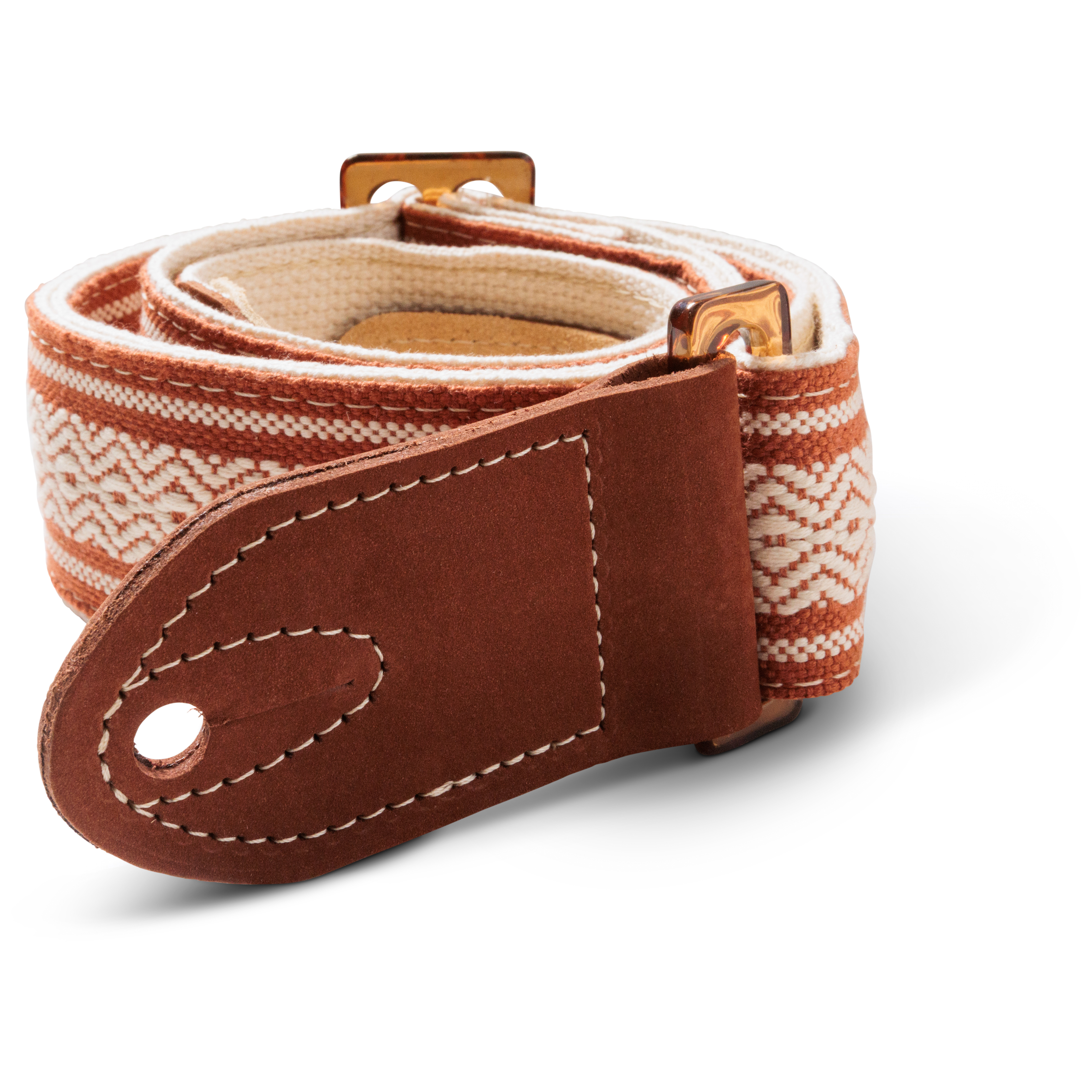 Taylor Academy Strap White/Brown 2