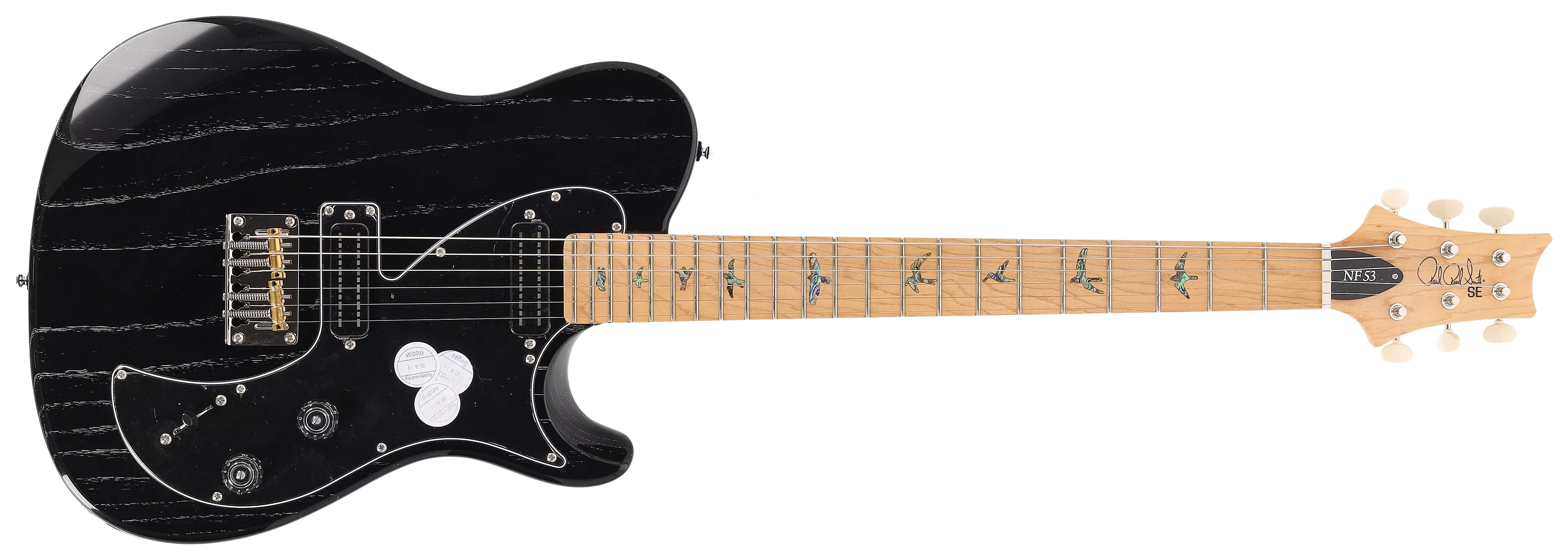 PRS SE NF 53 Black Doghair 1