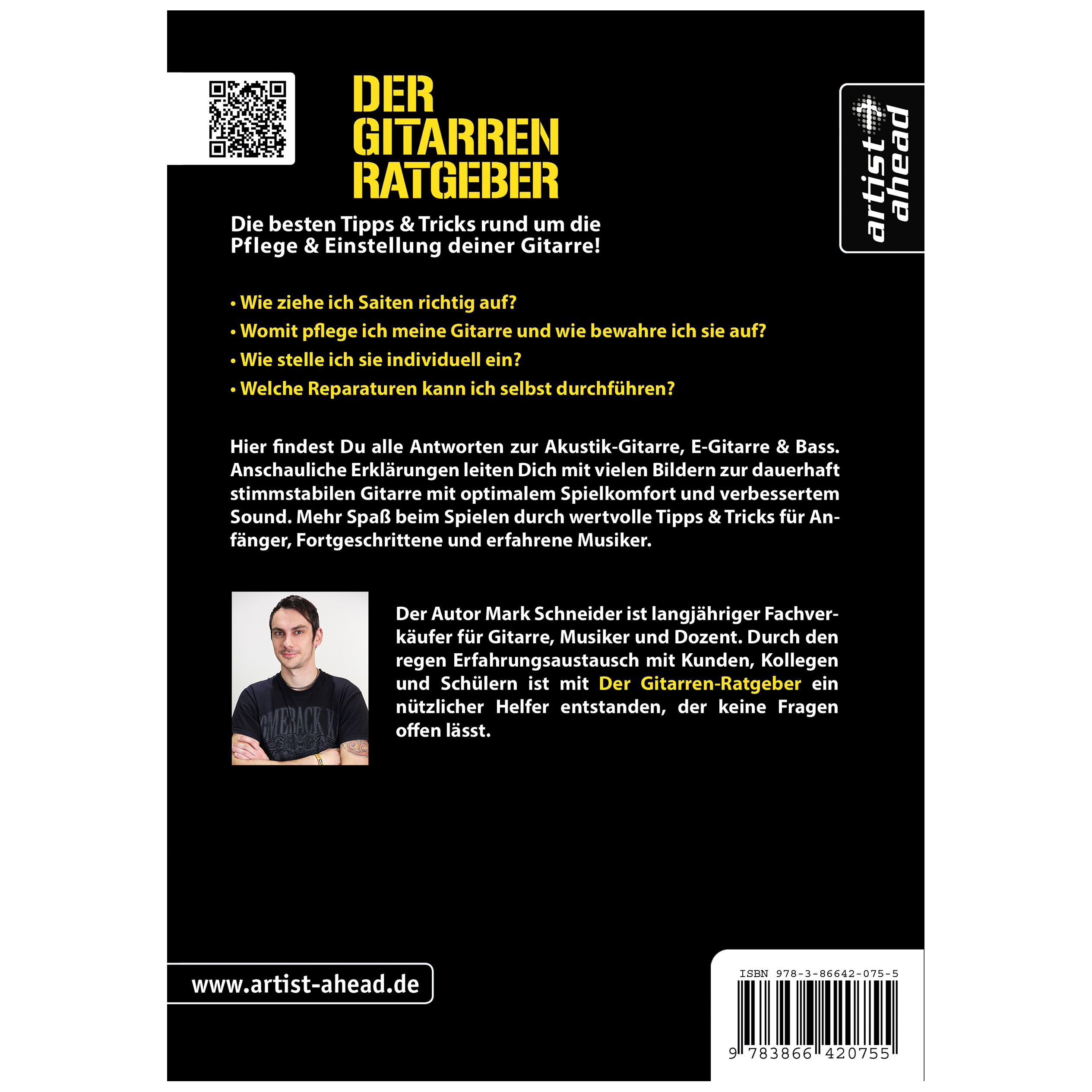 Artist Ahead Der Gitarren-Ratgeber - Mark Schneider 1