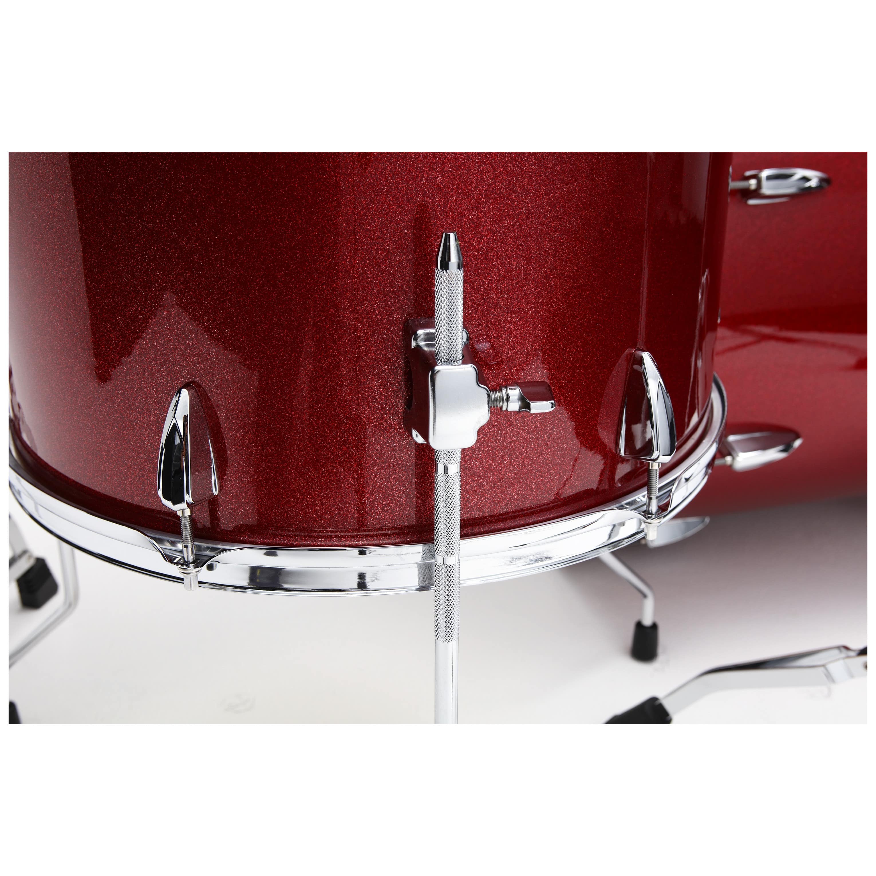 Tama IP52H6W-BRM Imperialstar Drumset 5 teilig - Burnt Red Mist/Chrom HW + MEINL Cymbals HCS Bronze 4