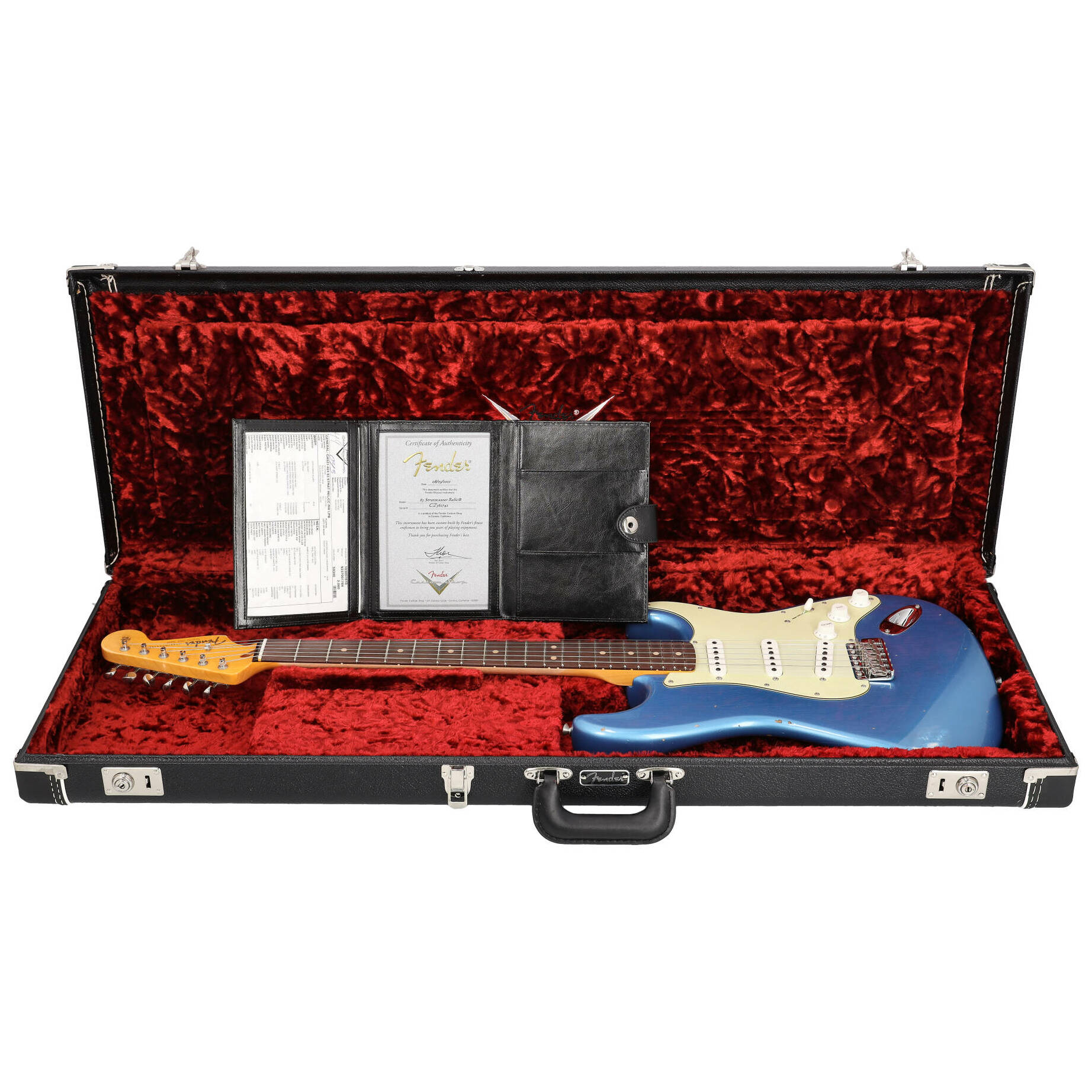 Fender Custom Shop 1963 Stratocaster Relic Aged Lake Placid Blue Metallic 10