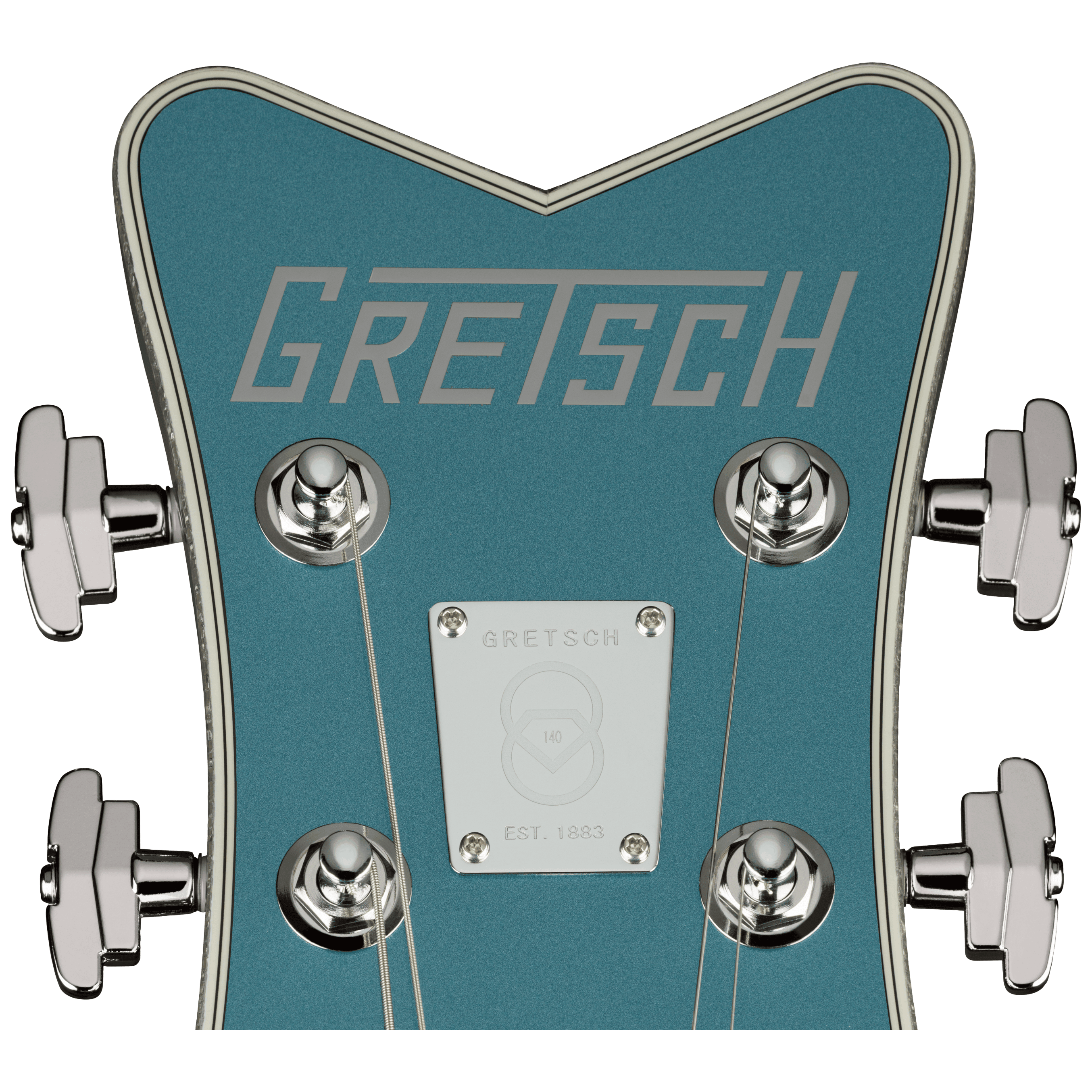 Gretsch LTD G6136T 140th Double Platinum Falcon EB Bigsby Two-Tone Stone Platinum Pure Platinum 7