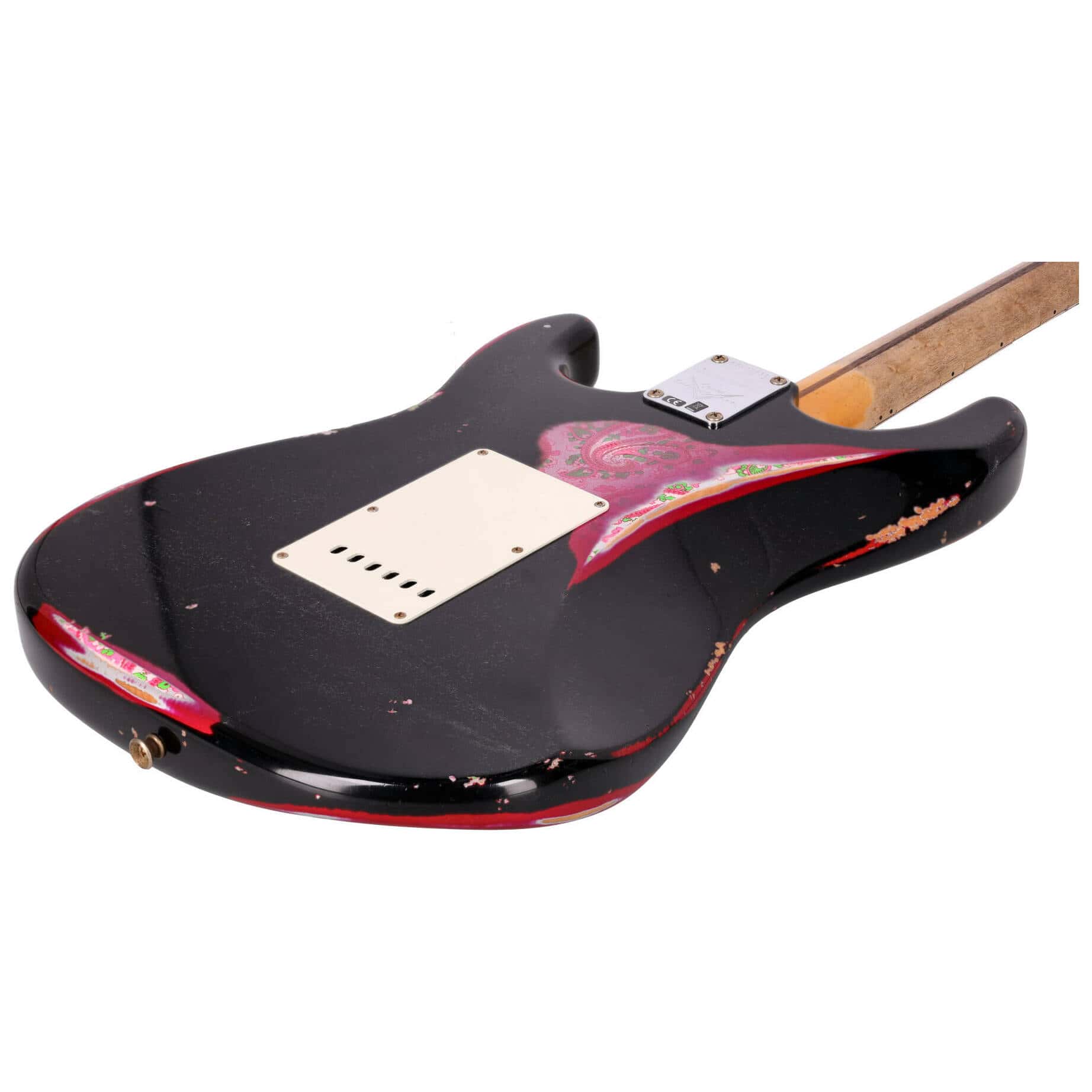 Fender LTD Custom Shop Mischief Maker Heavy Relic Aged Black over Pink Paisley 13