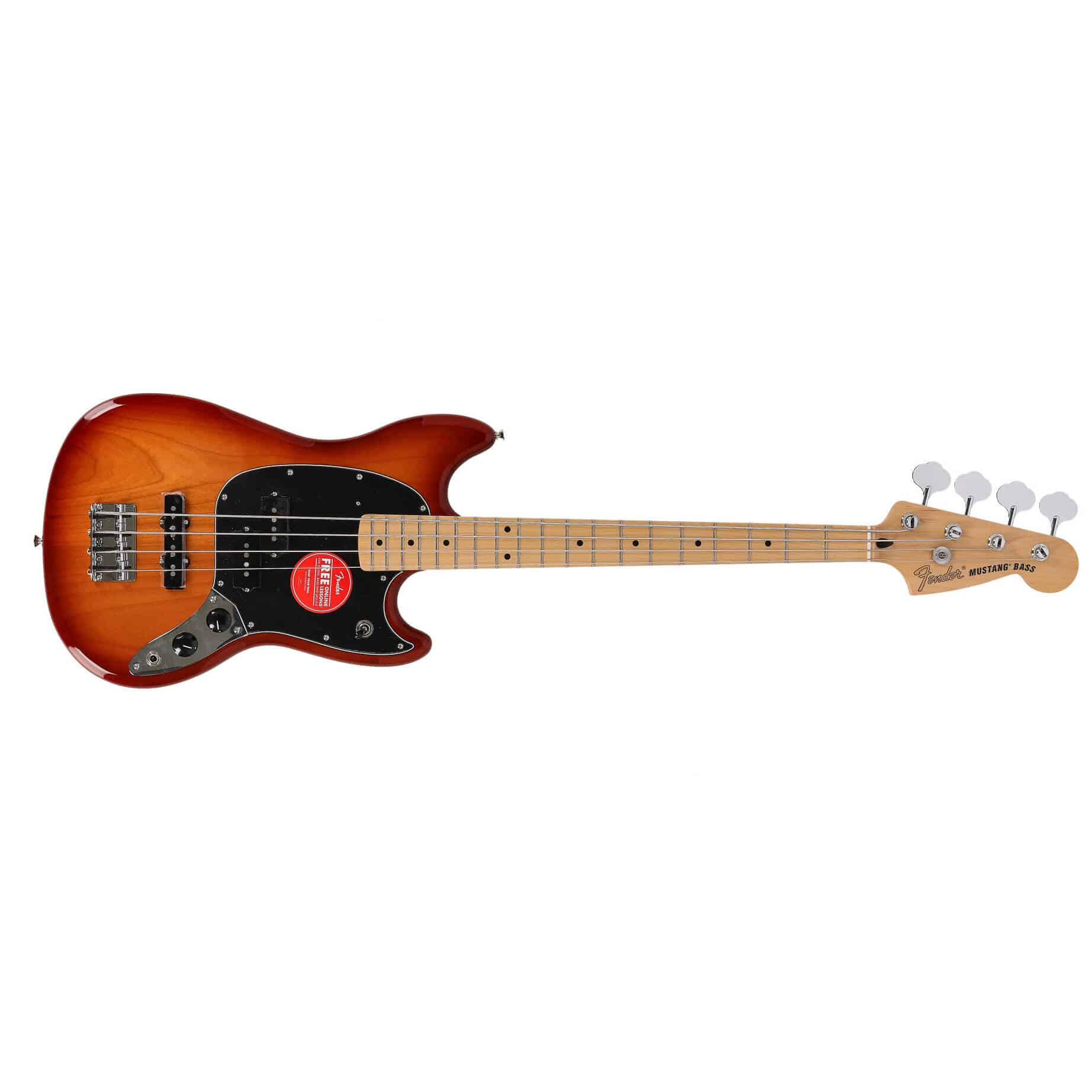 Fender Mustang Bass PJ MN Sienna Sunburst 1
