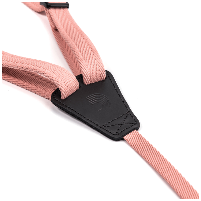 D’Addario - D’Addario Eco-Comfort Ukulele Strap Coral - 1