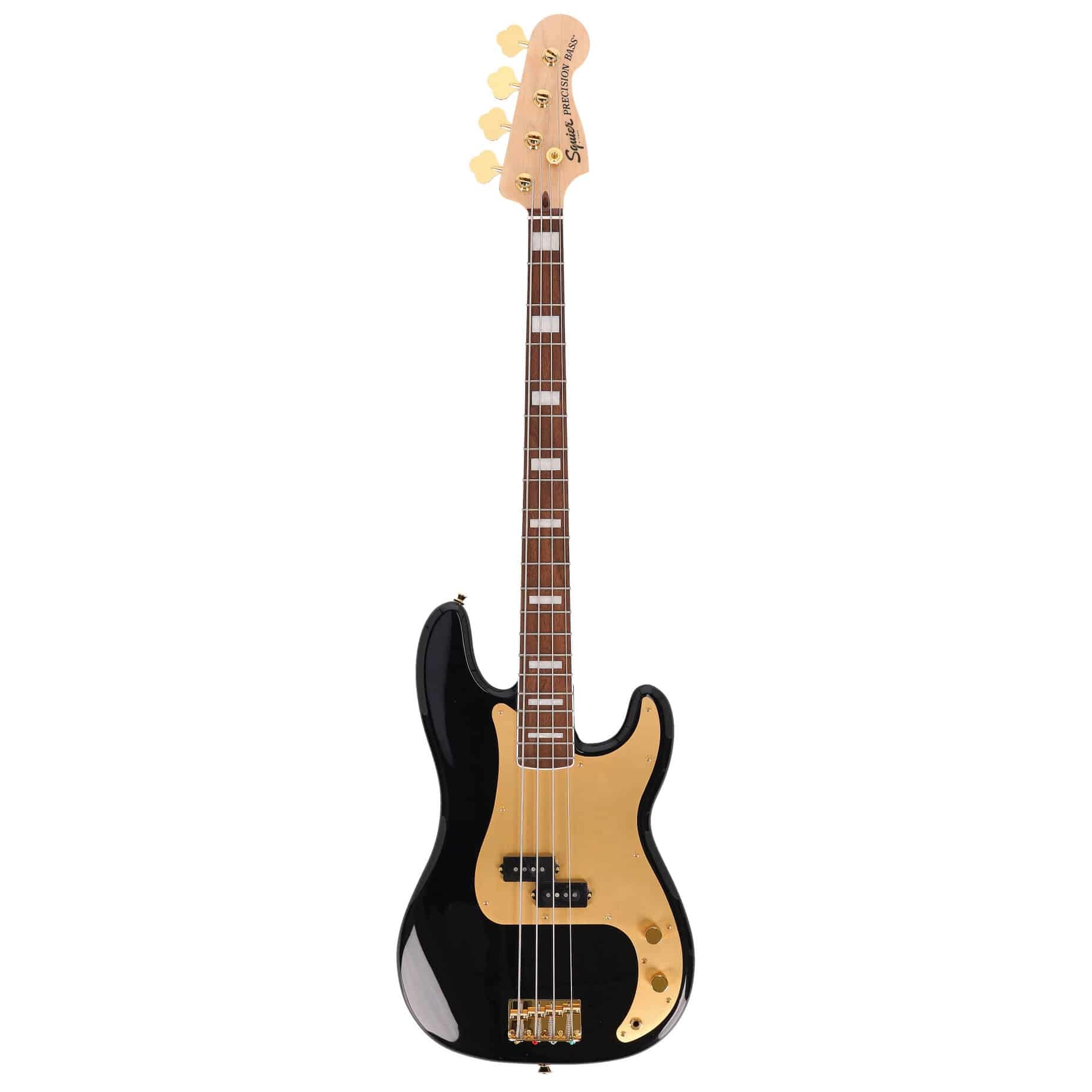 Squier by Fender 40th Anniversary Precision Bass Gold Edition IL BLK