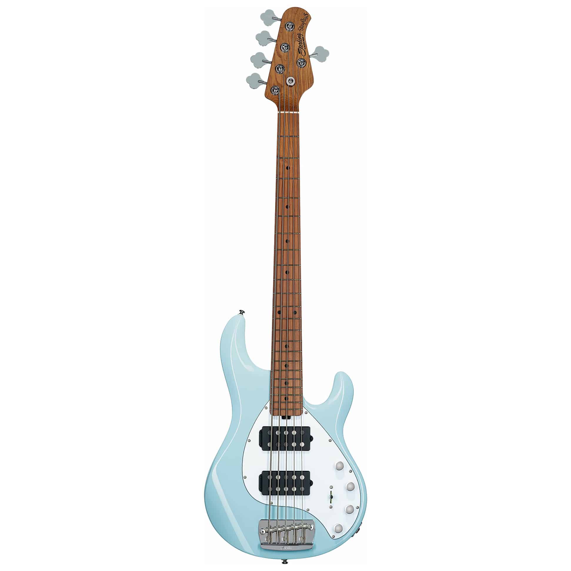 Music Man STERLING StingRay 5 RAY35HH, 5-Saiter Daphne Blue