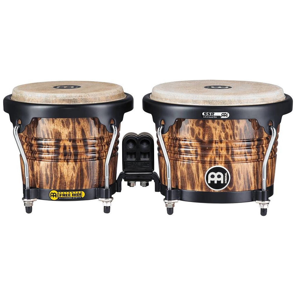 Meinl Percussion FWB190LB - Marathon® Designer Series FWB190 Wood Bongo, Leopard Burl