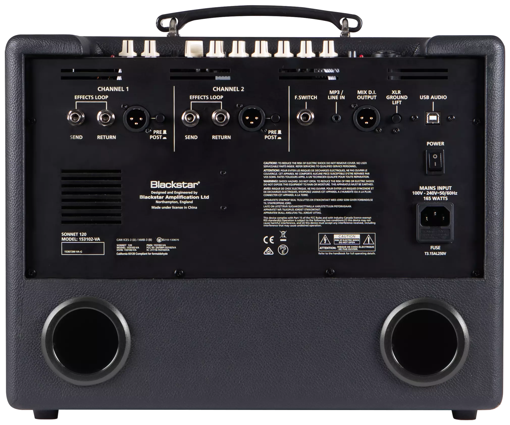 Blackstar Sonnet 120 Black 2