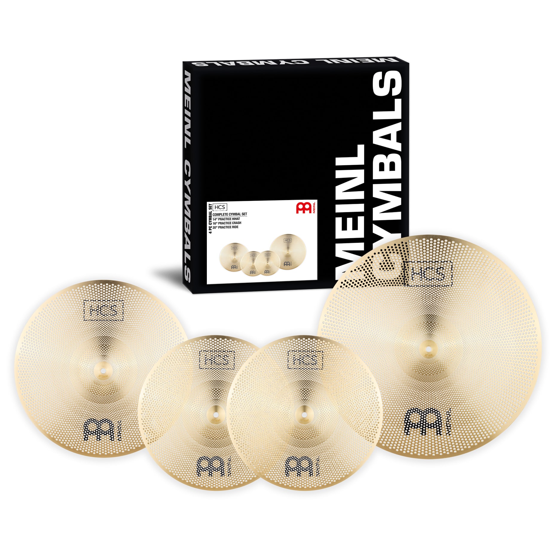 Meinl Cymbals P-HCS141620 - Practice HCS Cymbal Set