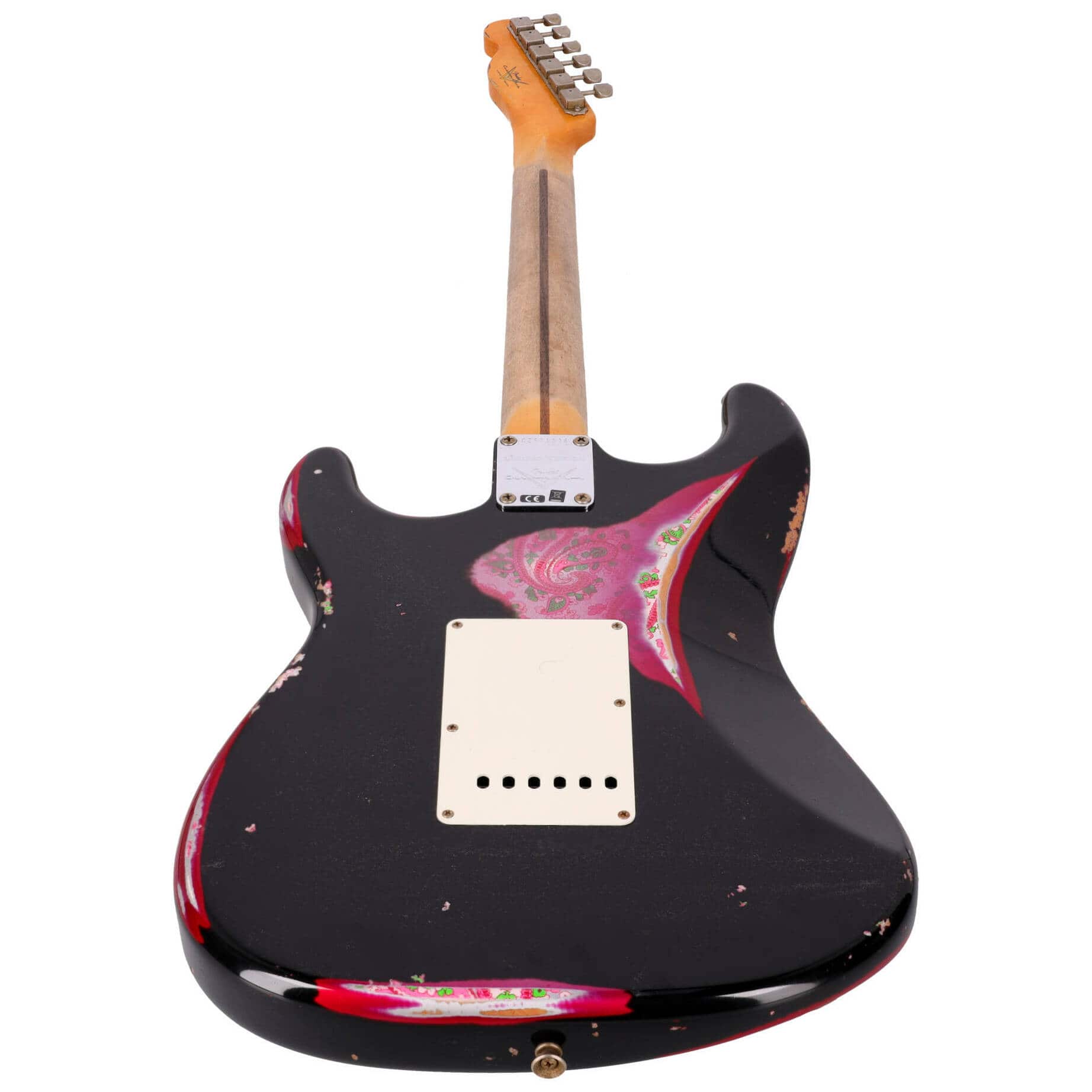 Fender LTD Custom Shop Mischief Maker Heavy Relic Aged Black over Pink Paisley 4