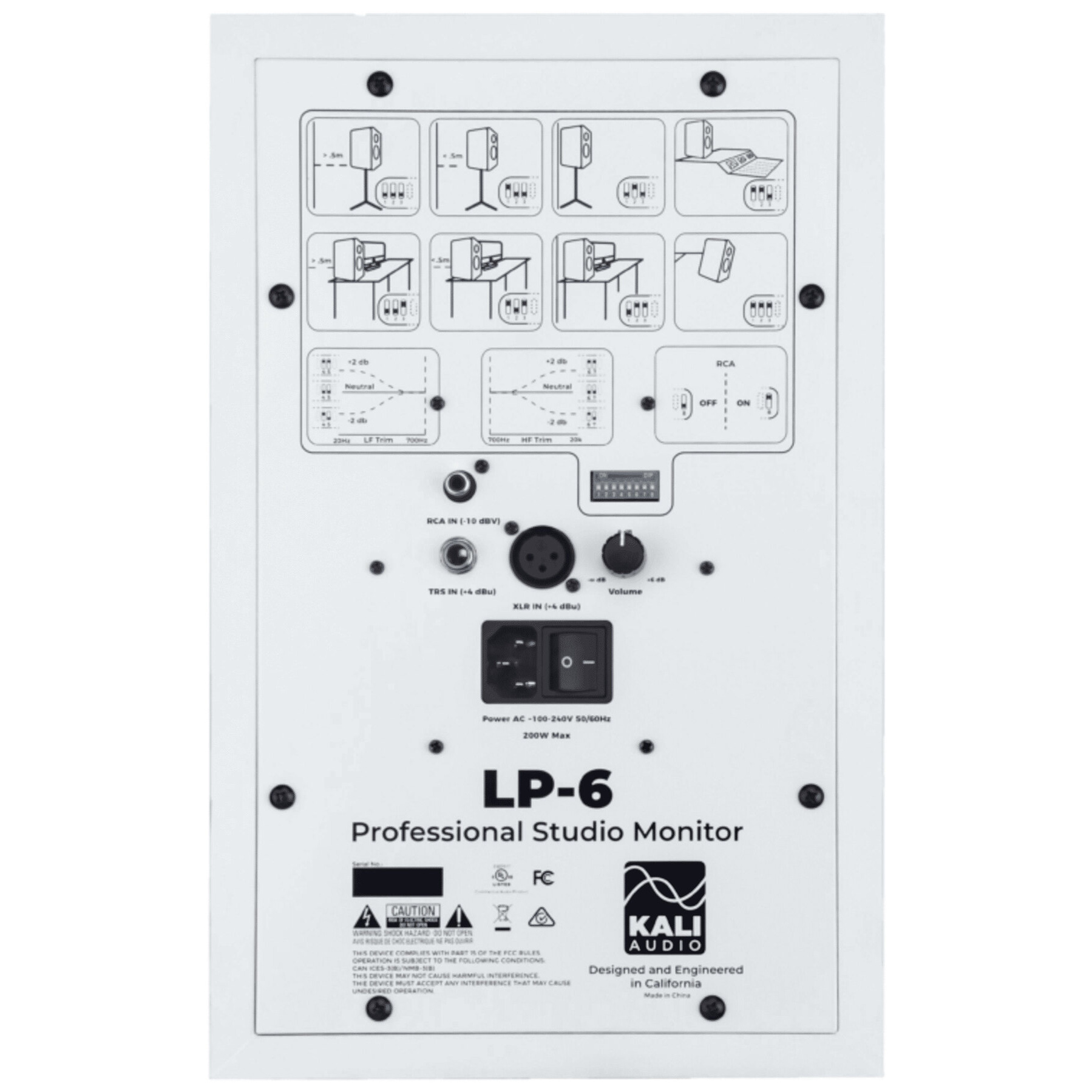 Kali Audio LP-6 2nd Wave White 3
