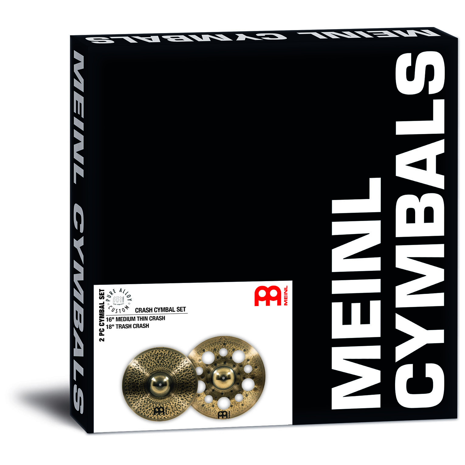 Meinl Cymbals PAC1618 - Pure Alloy Custom Cymbal Set 10022283-2