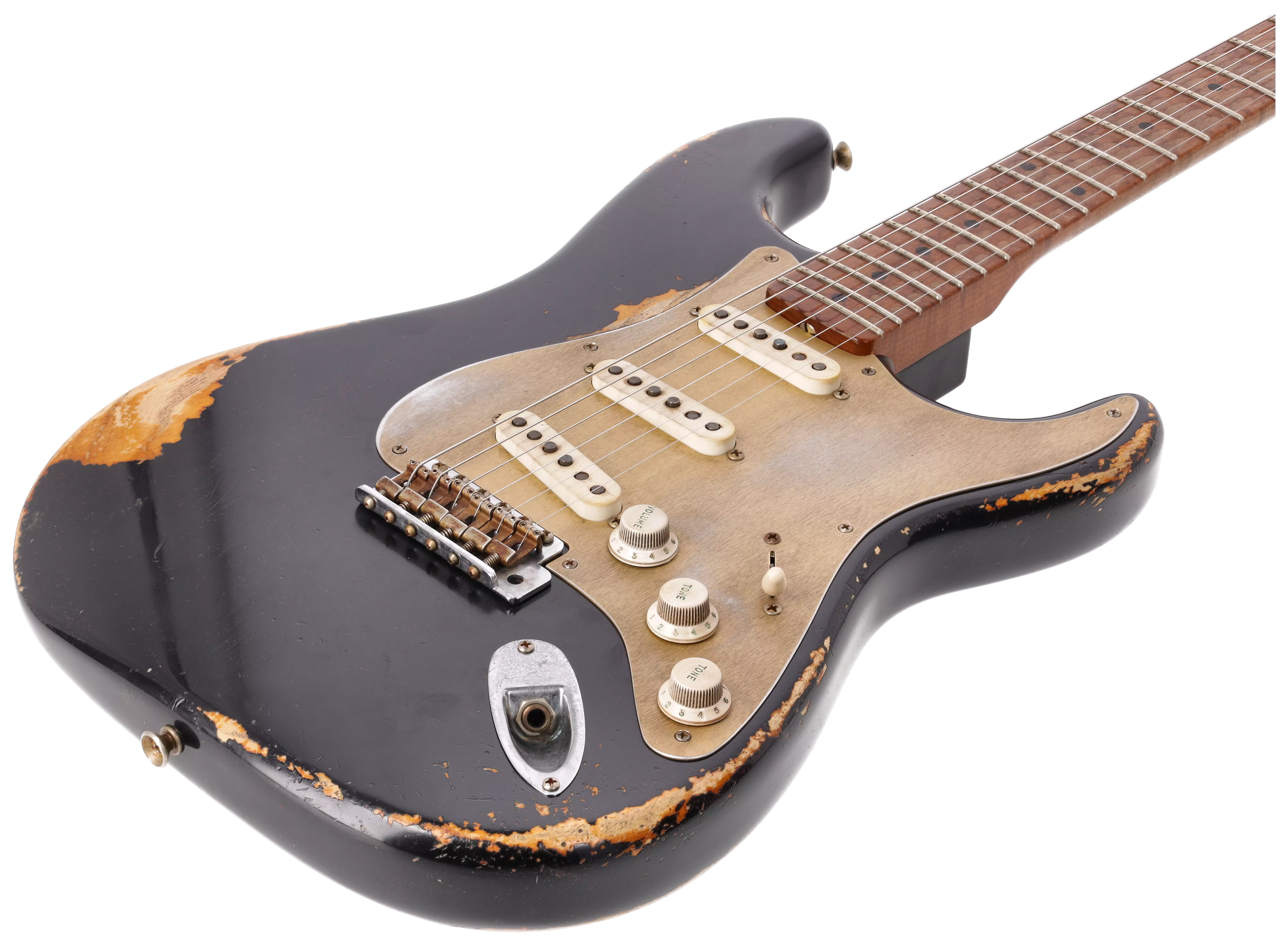 Fender Custom Shop 50´s Stratocaster HVYREL BLK over VB MBAH #2 4