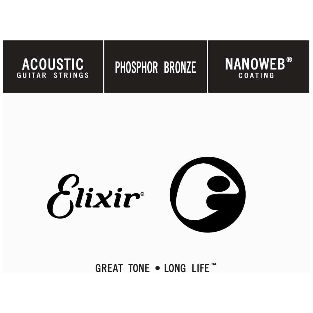 Elixir - Elixir 14145 Einzelsaite 045 Nanoweb Phosphor Bronze
