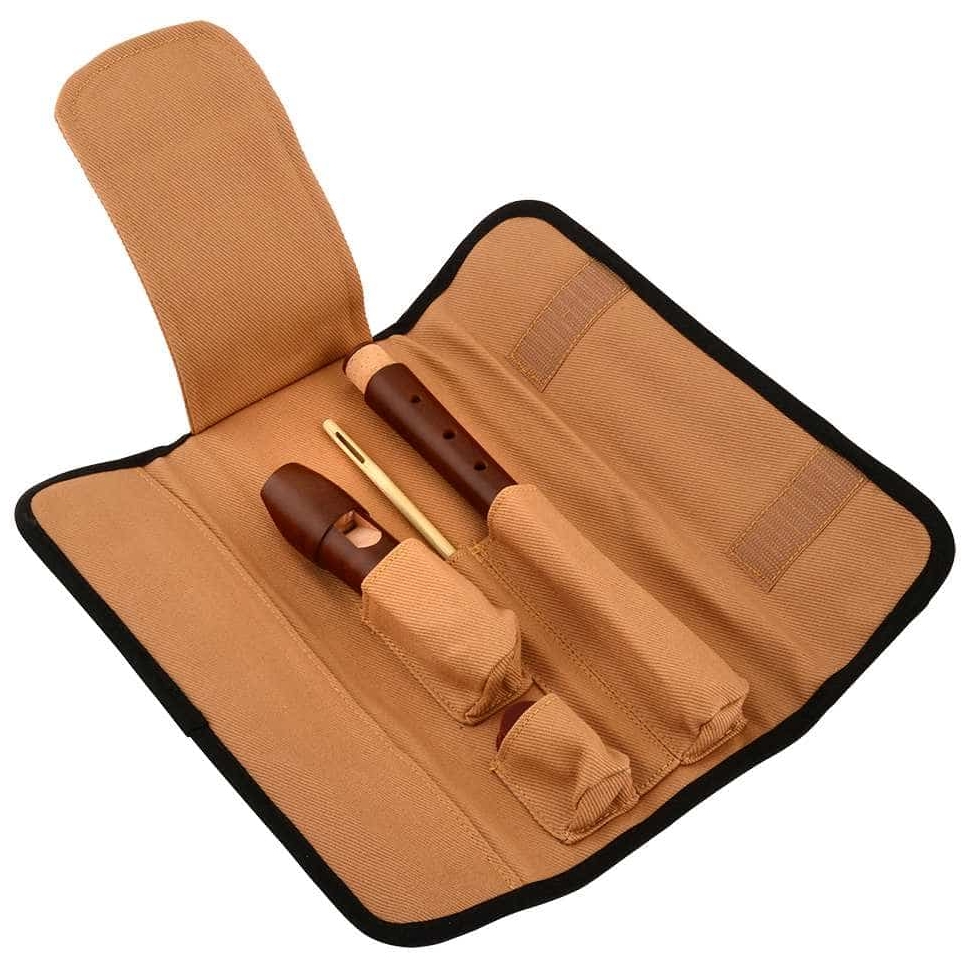 Moeck - Moeck 1213 Schulblockflöte Sopran Barock Birnbaum gebeizt - 1