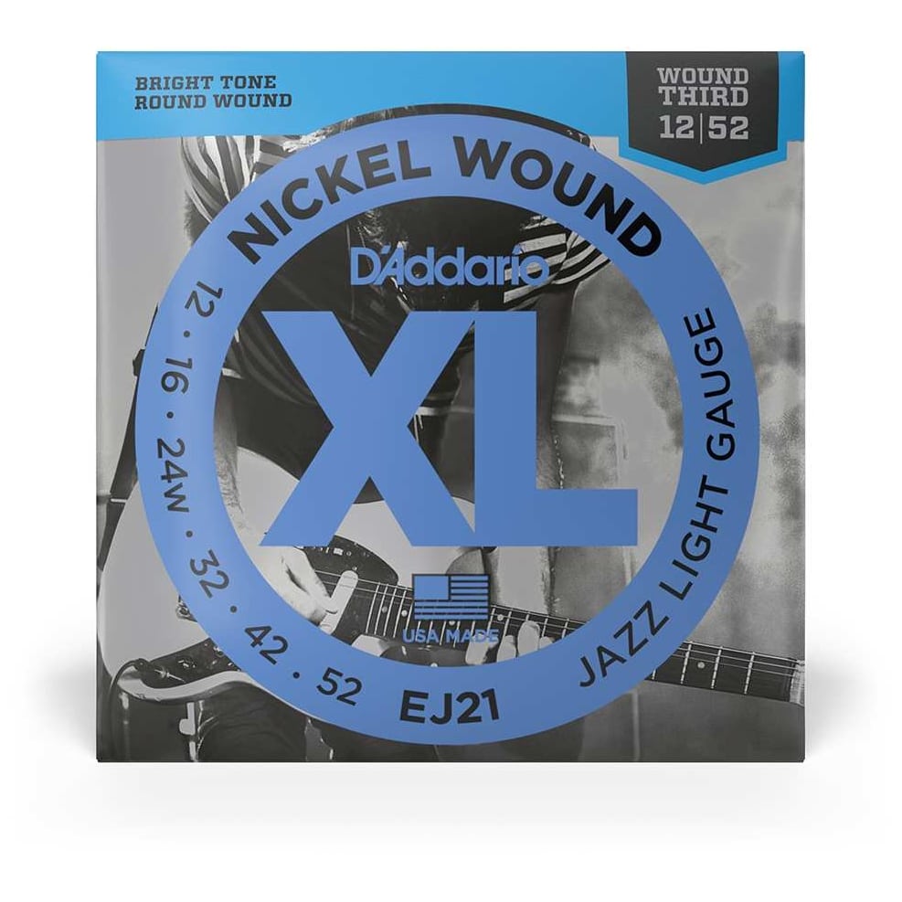 D’Addario EJ21 - XL Electric  Jazz Nickel Wound | 012-052