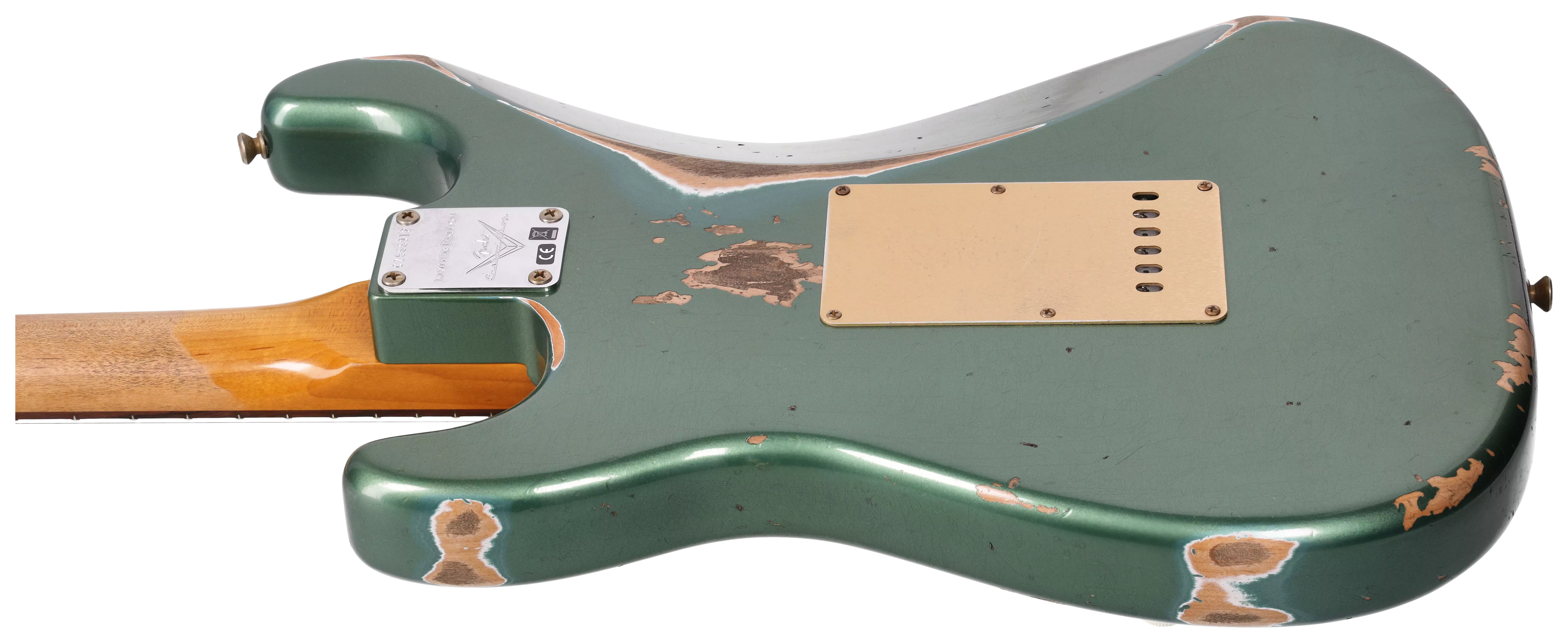 Fender Custom Shop 1959 Stratocaster RW Roasted Heavy Relic Aged Sherwood Green Metallic #1 10