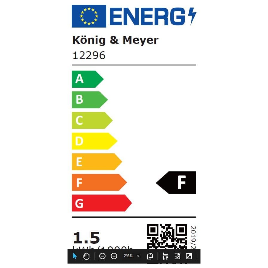 König Meyer - König Meyer 12296 LED Pianoleuchte Schwarz - 4