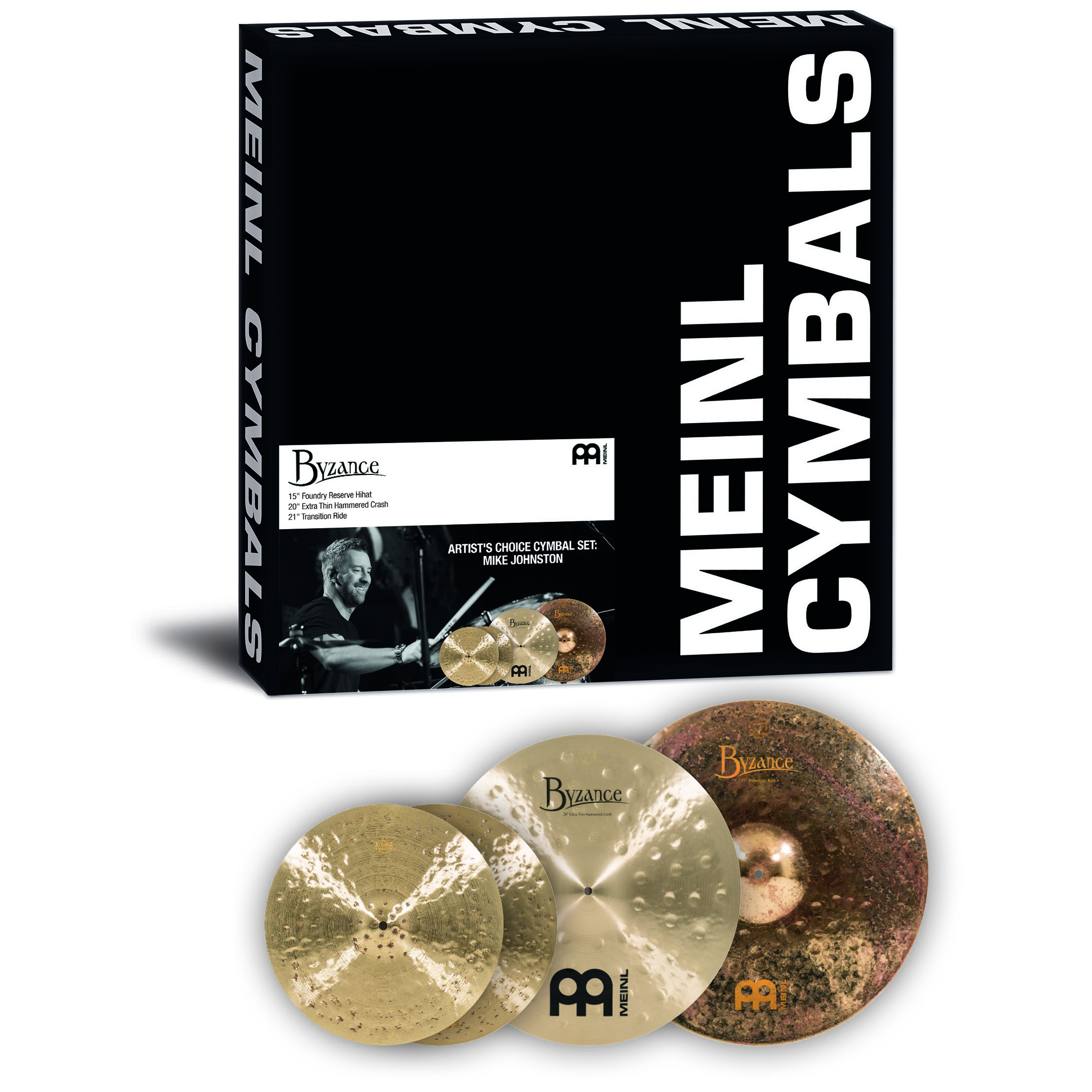 Meinl Cymbals A-CS6 - Byzance Artist's Choice Cymbal Set: Mike Johnston