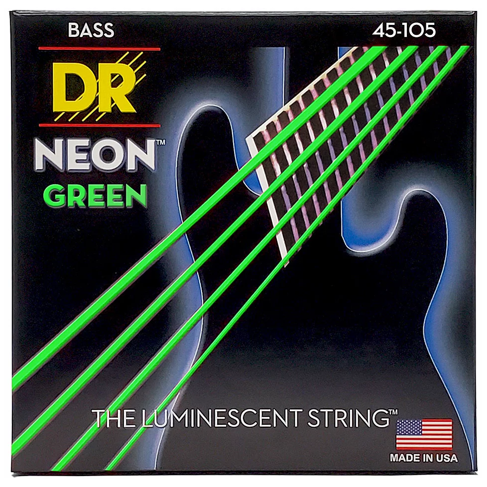 DR Strings Neon Green NGB-45
