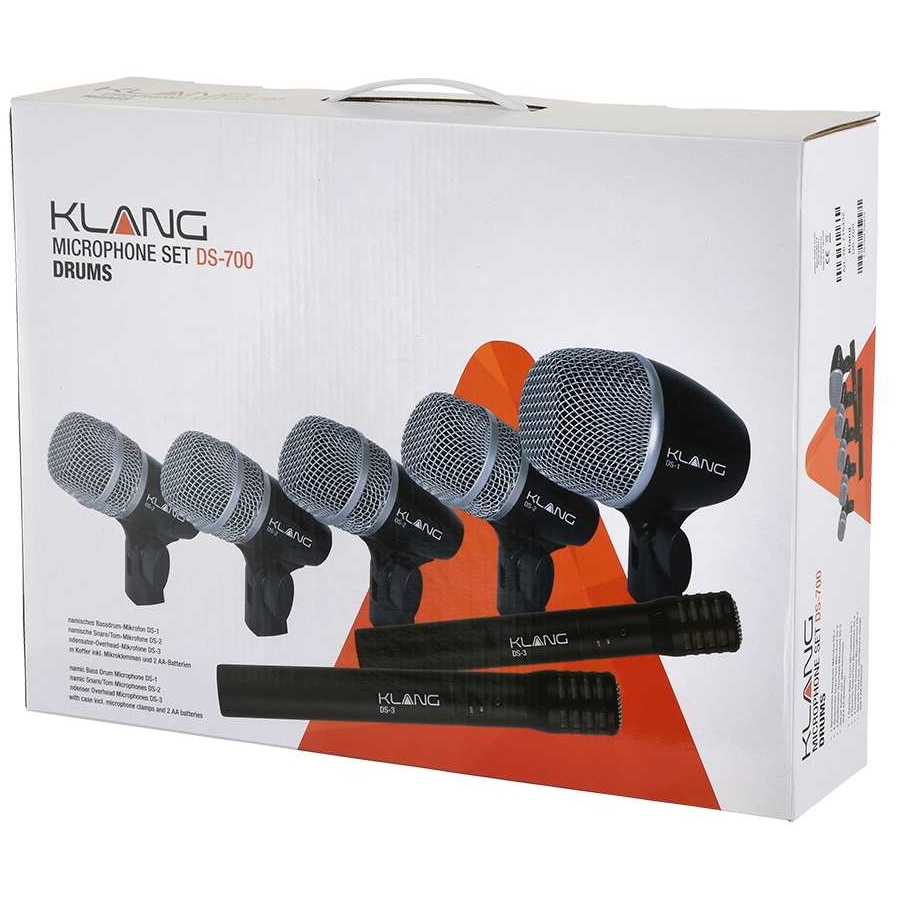 Klang - Klang DS-700 Schlagzeug Mikrofon-Set 7-teilig - 11