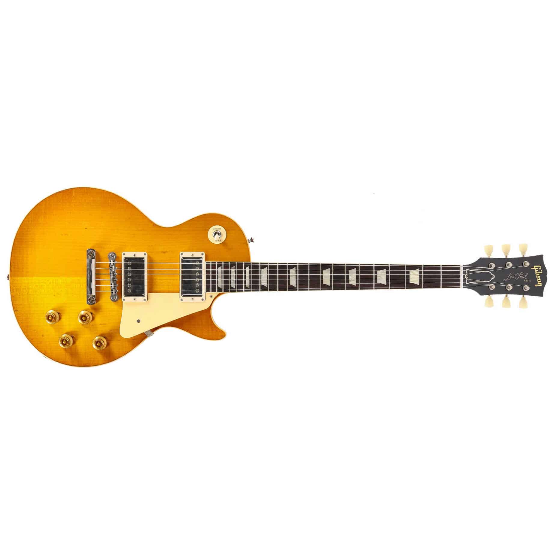 Gibson 1958 Les Paul Standard Lemon Drop Light Aged Murphy Lab Session Select #4 1