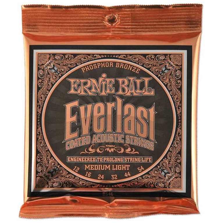 Ernie Ball 2546 Everlast Phosphor Bronze Medium Light | 012-054