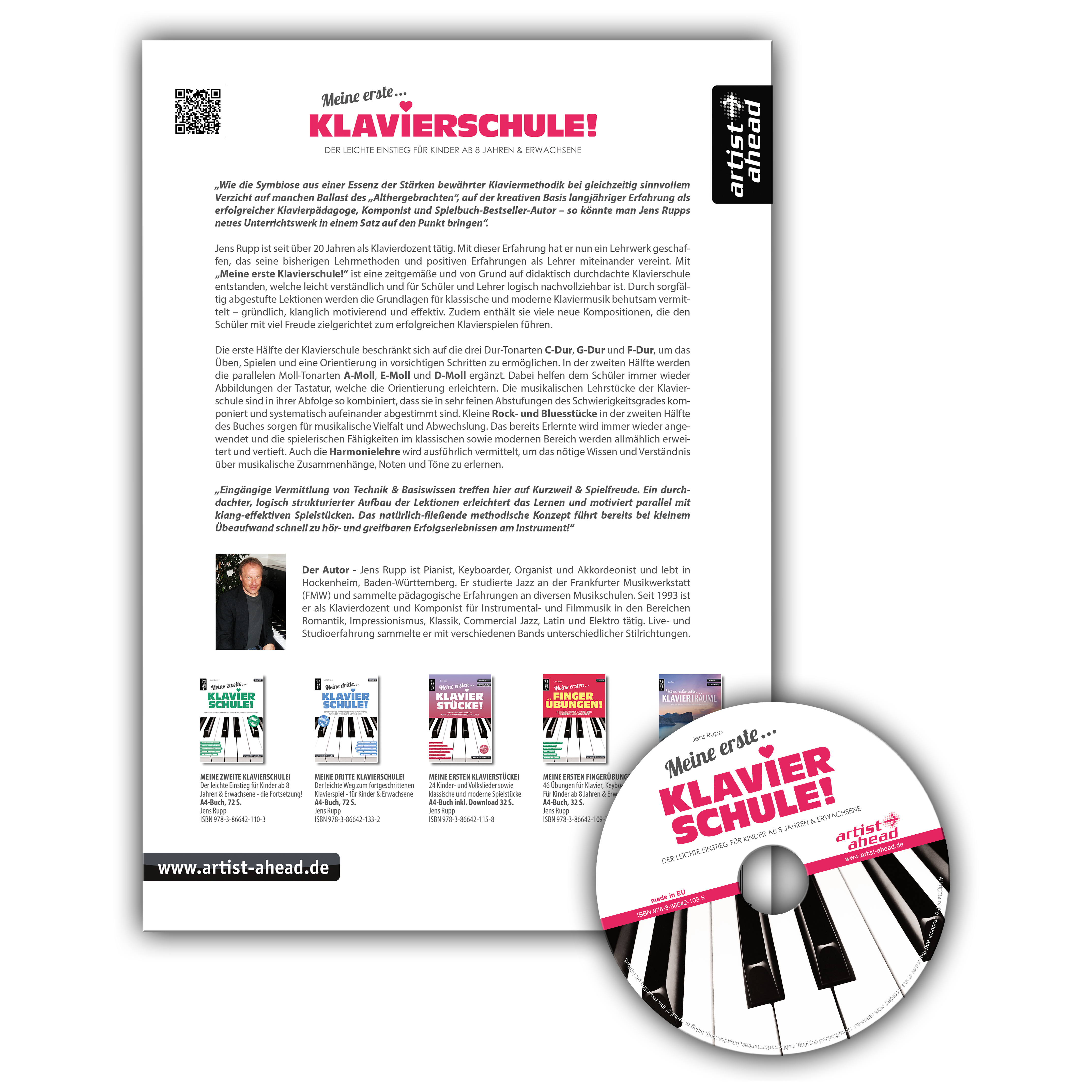 Artist Ahead Meine erste Klavierschule! inkl. CD - Jens Rupp 1