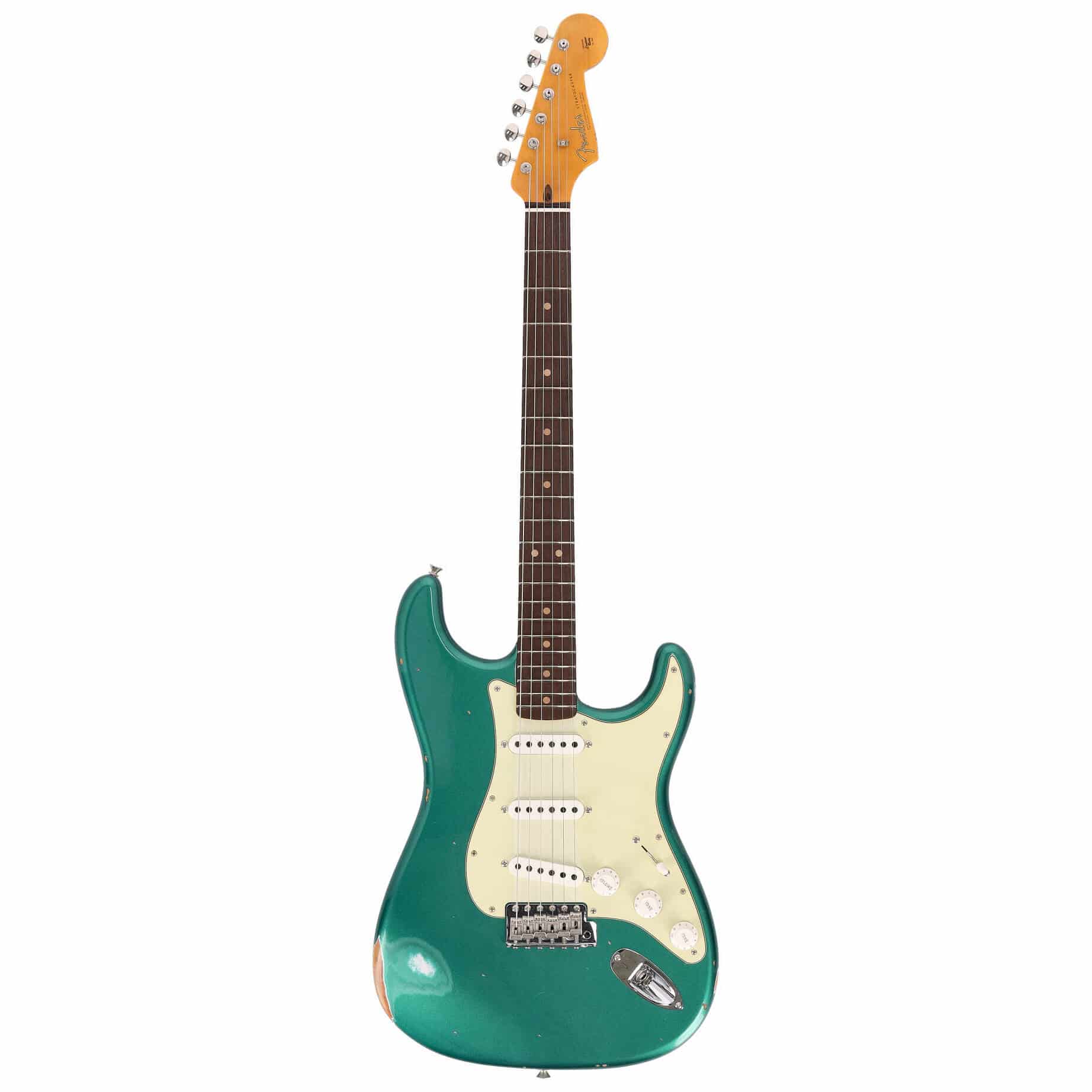 Fender Custom Shop 1963 Stratocaster Relic Aged British Racing Green Metallic