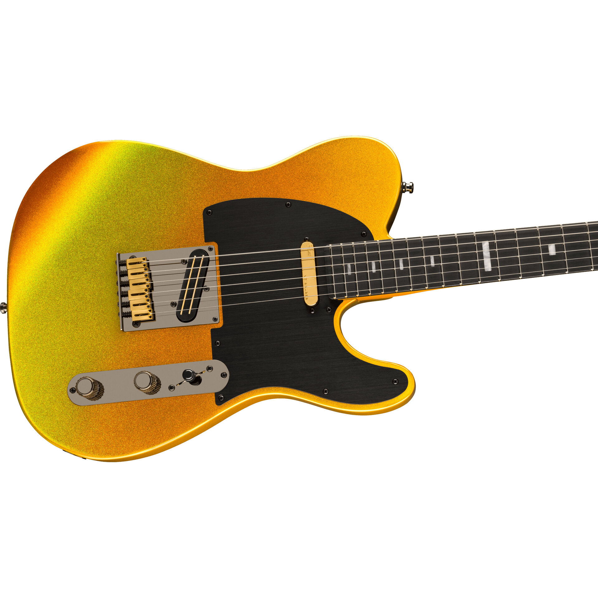 Fender 75th Anniversary Ultra II Telecaster Liquid Gold 3
