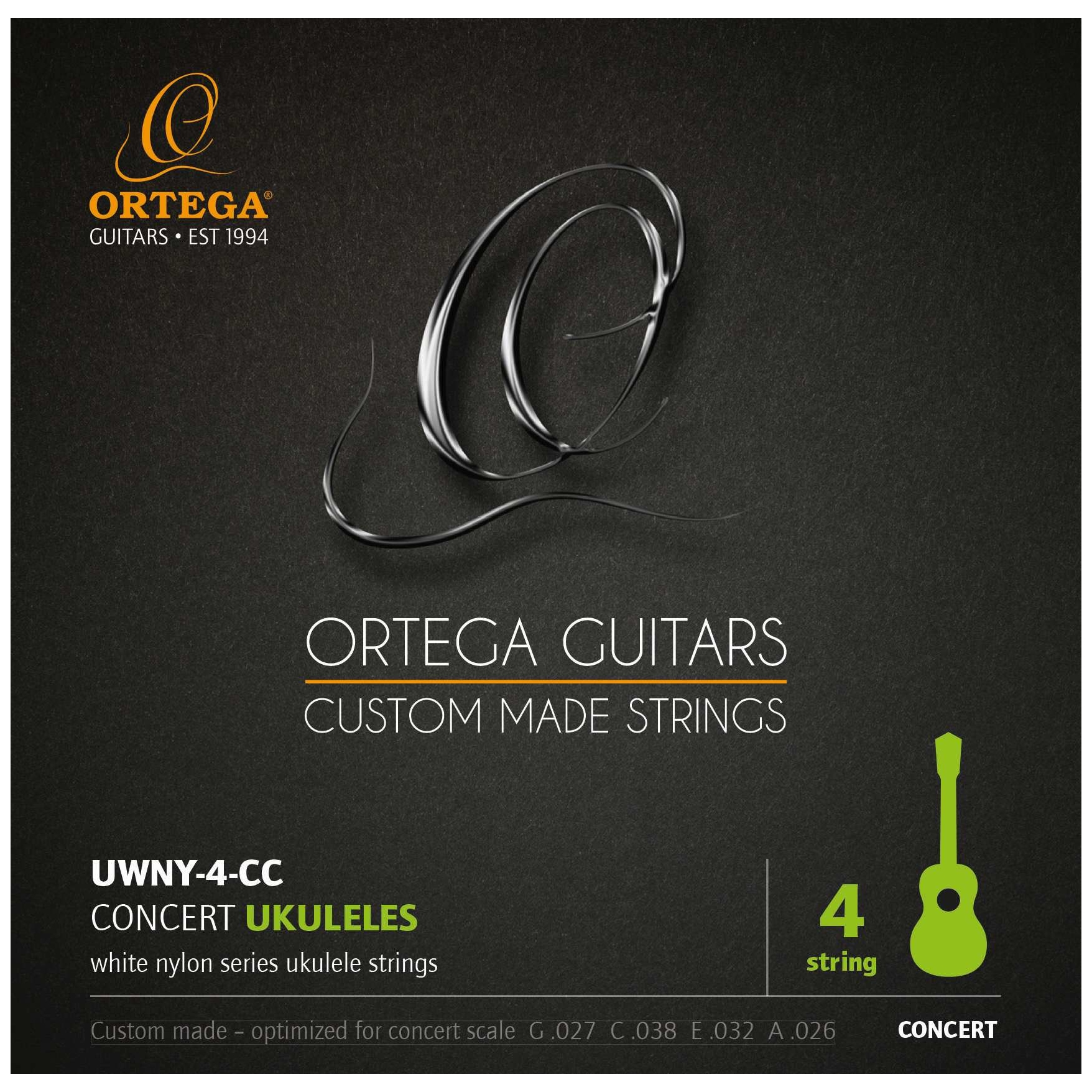 Ortega UWNY-4-CC Saiten für Konzert-Ukulelen | 027-026